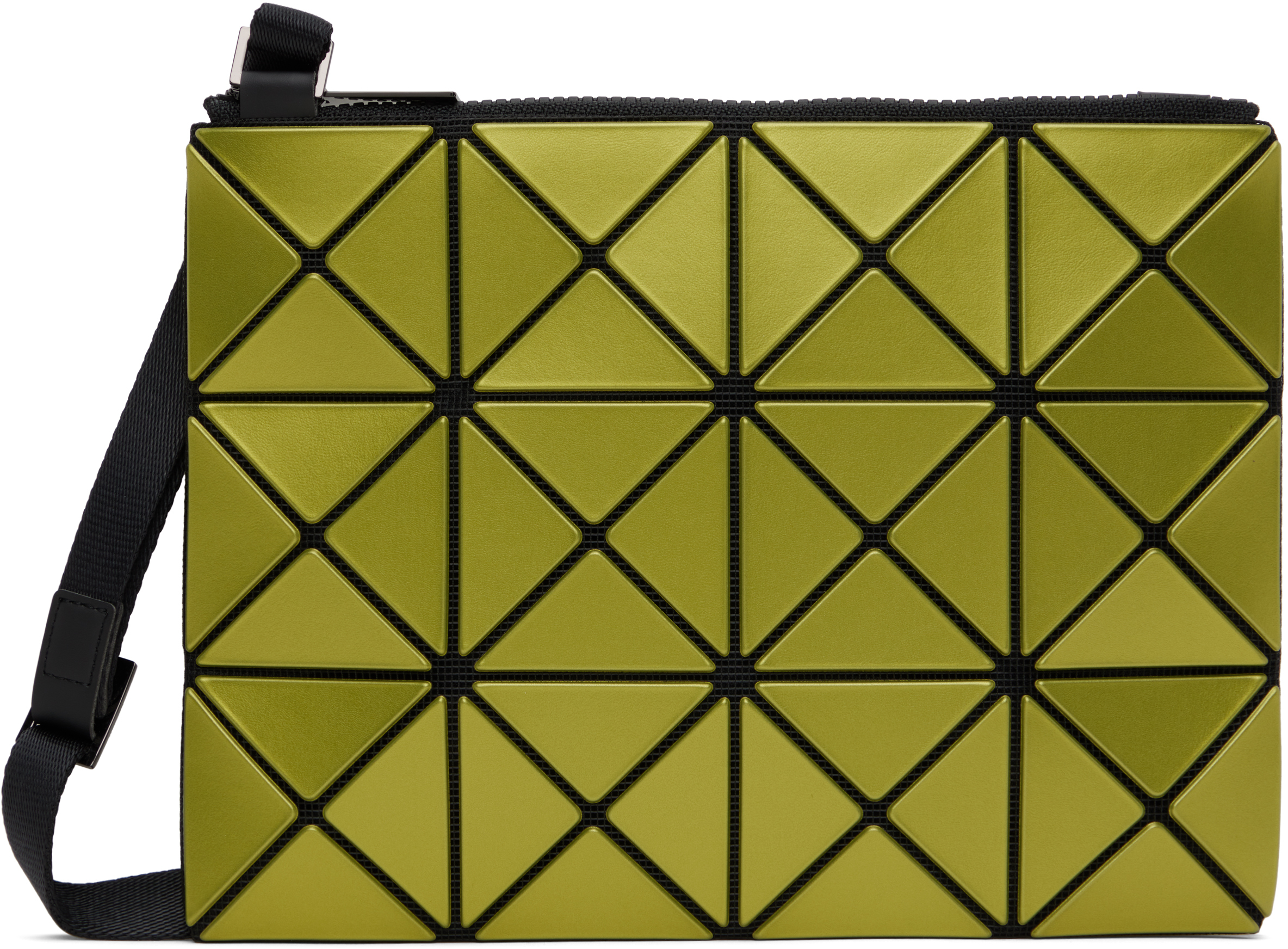 BAO BAO ISSEY MIYAKE: Yellow Lucent Metallic Bag | SSENSE Canada