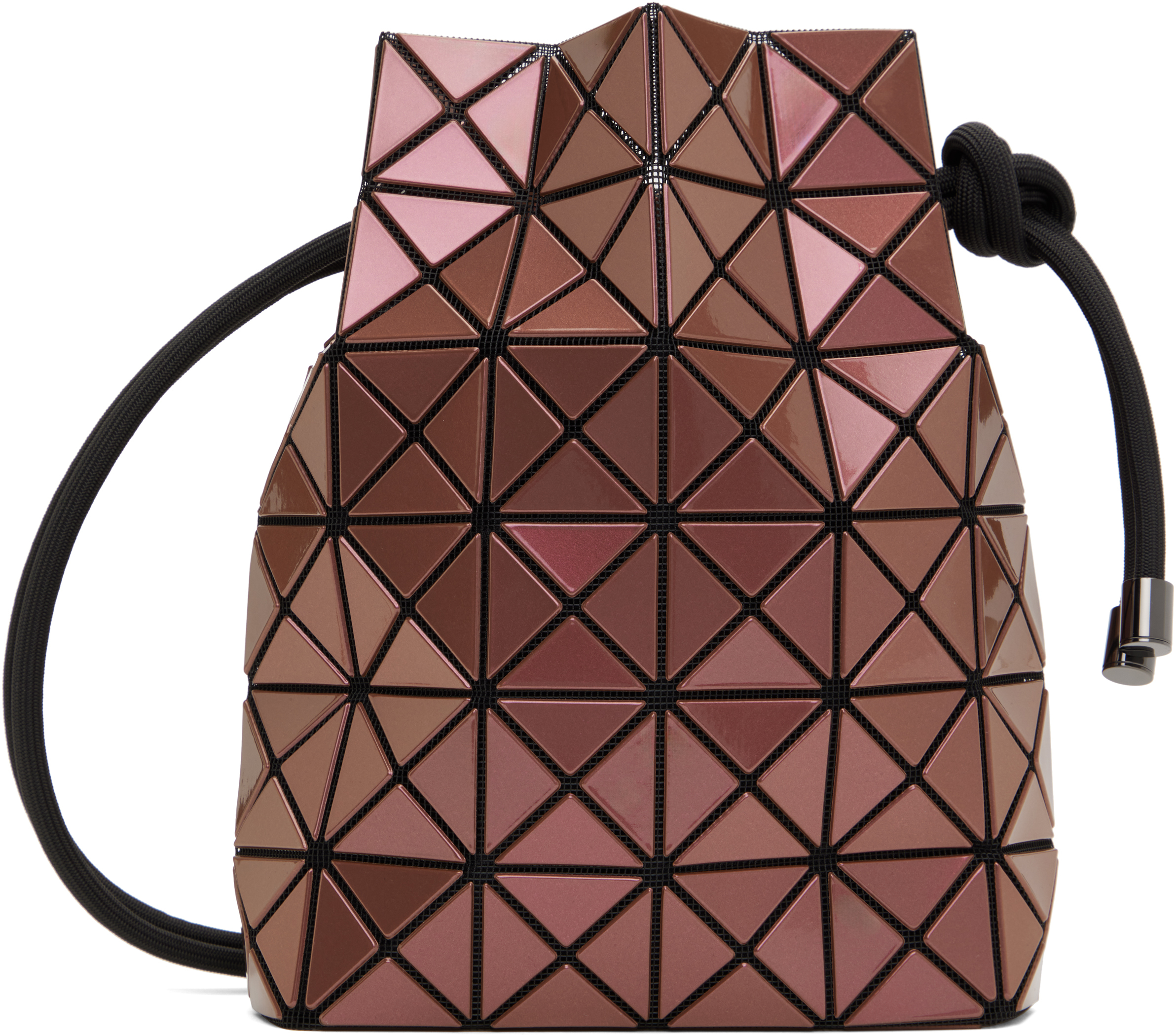 入荷now 安全 Gloss Wring Burgundy Bag Sale on MIYAKE ISSEY BAO BAO by バッグ