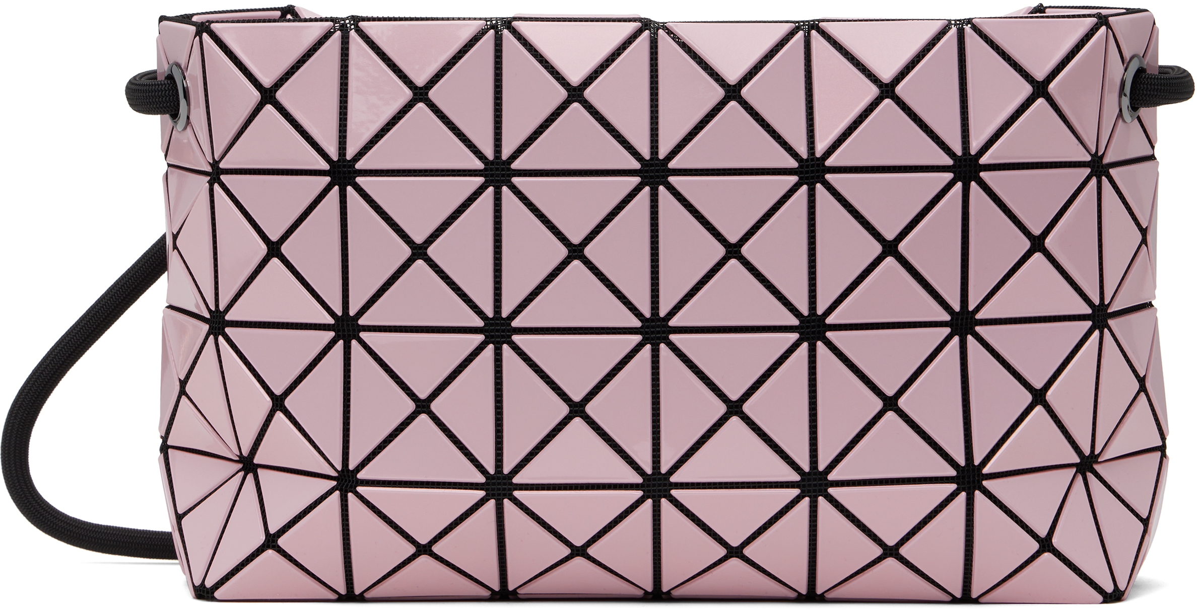 BAO BAO ISSEY MIYAKE: Pink Loop Metallic Bag | SSENSE