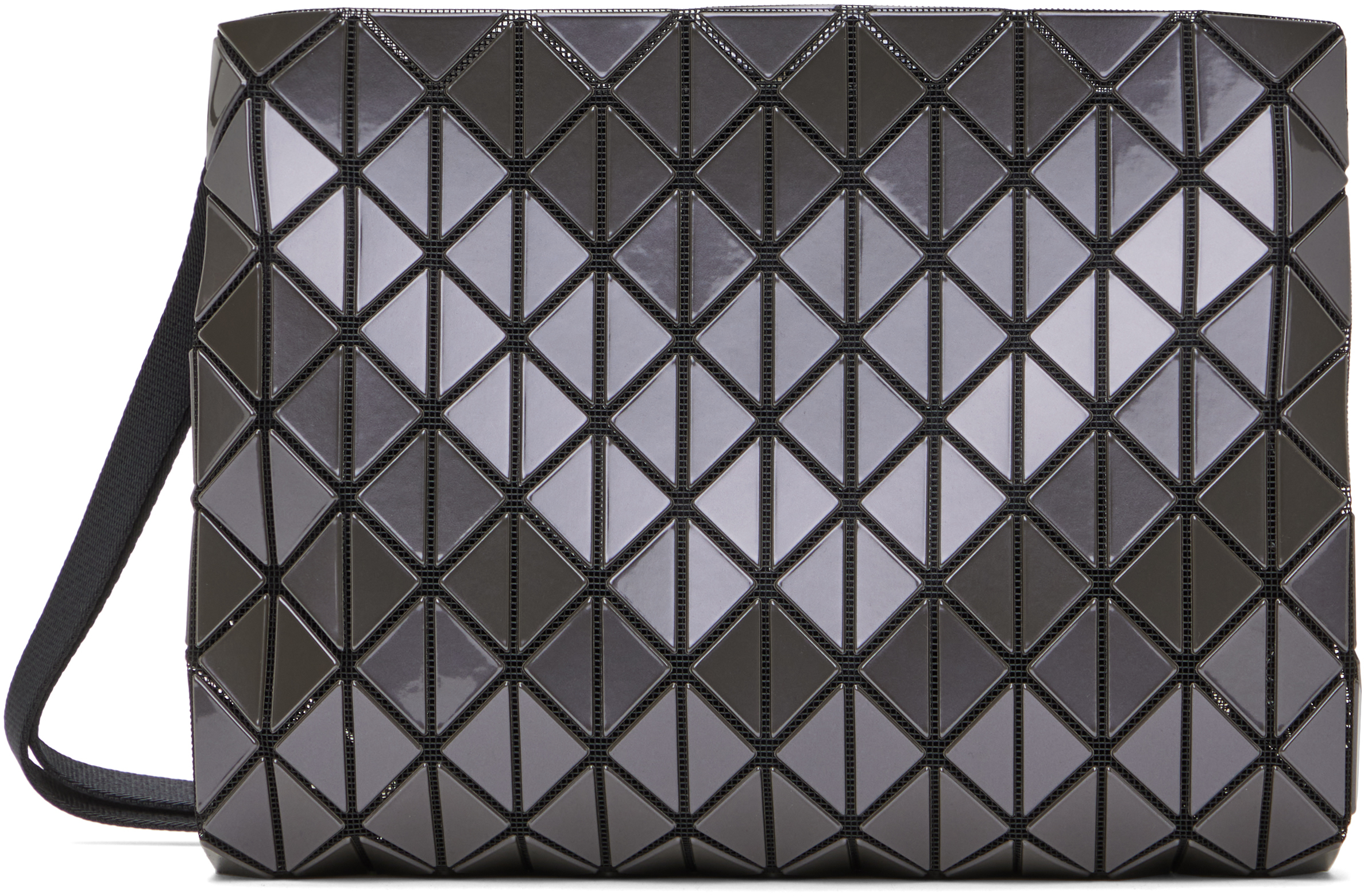 Gray Row Metallic Bag