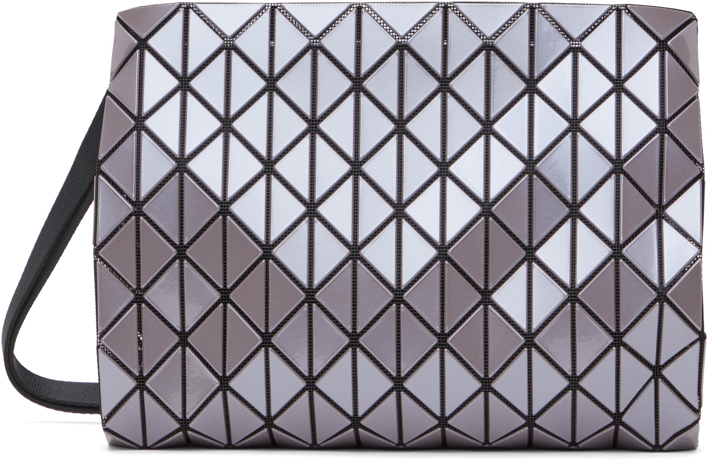 Gray Row Metallic Bag