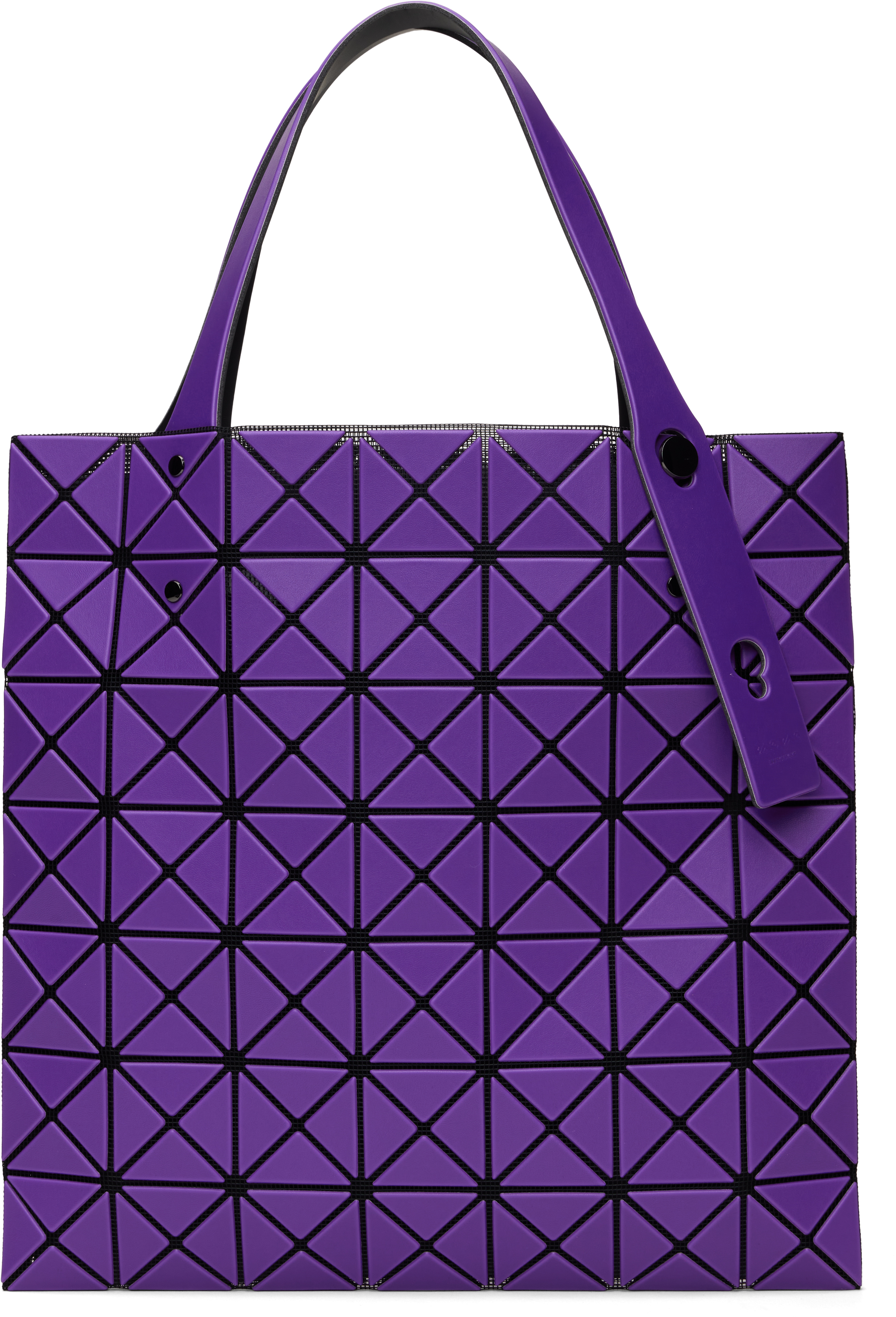 Shop Bao Bao Issey Miyake Purple Prism Matte-2 Tote In 74 Violet