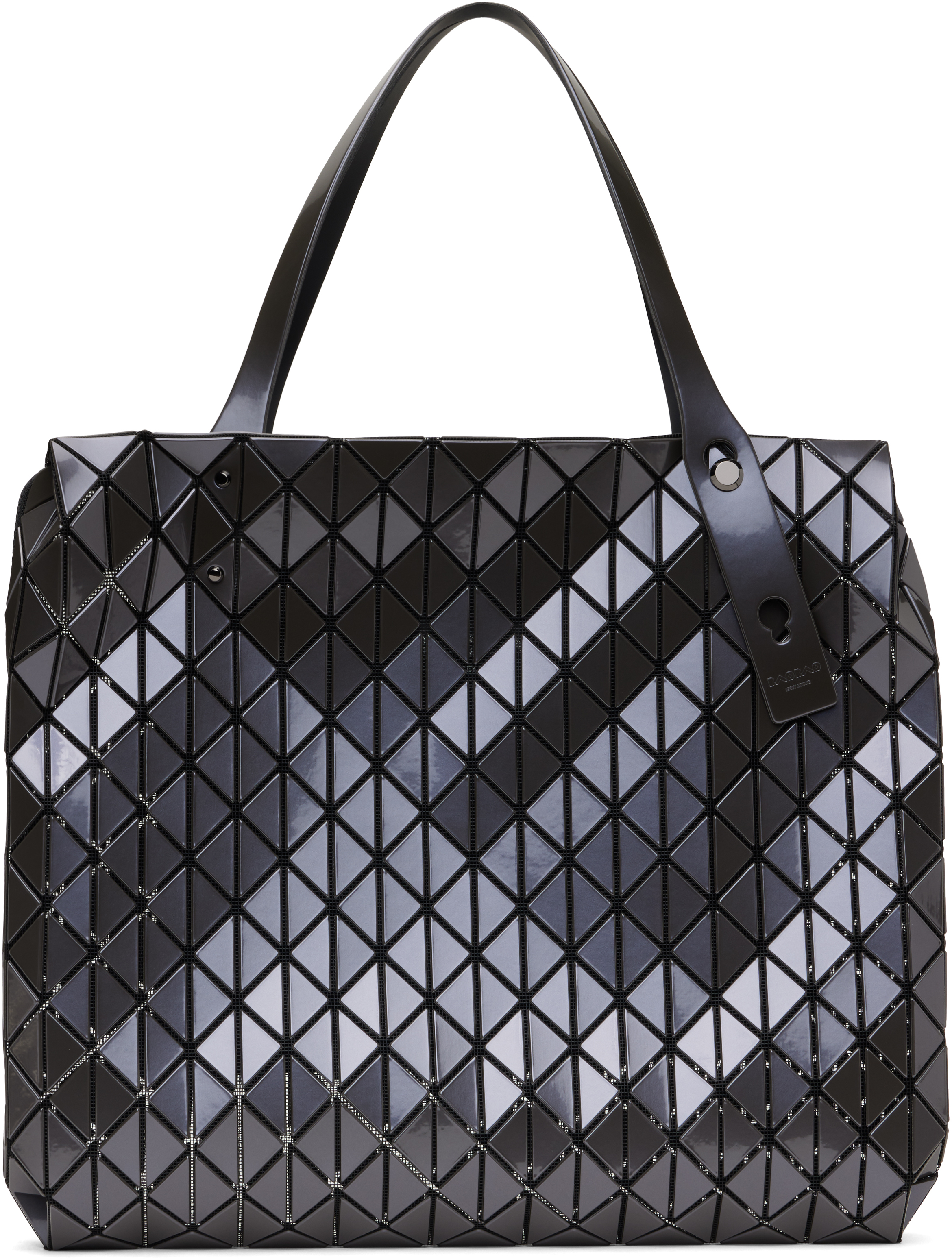 Gunmetal Row Metallic Tote