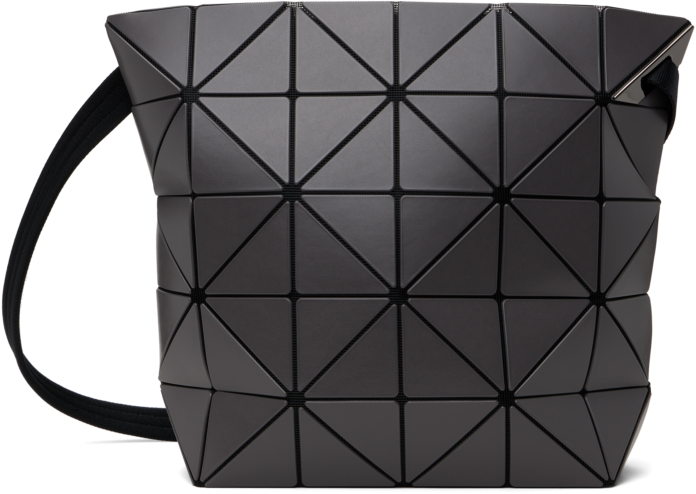 BAO BAO ISSEY MIYAKE: Gray Blocky Bag | SSENSE