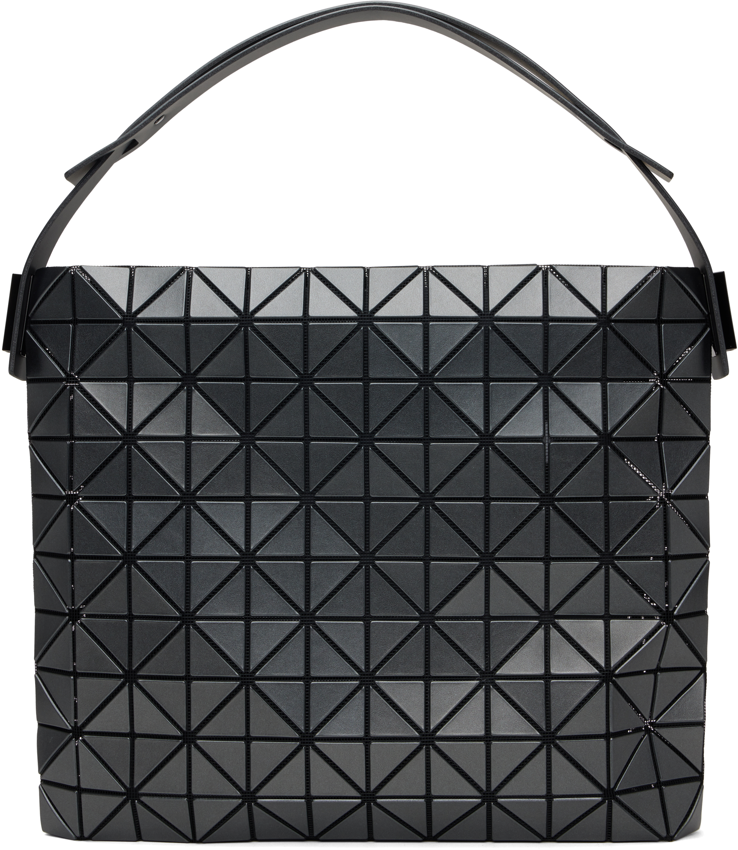 Gunmetal Baguette Metallic Bag