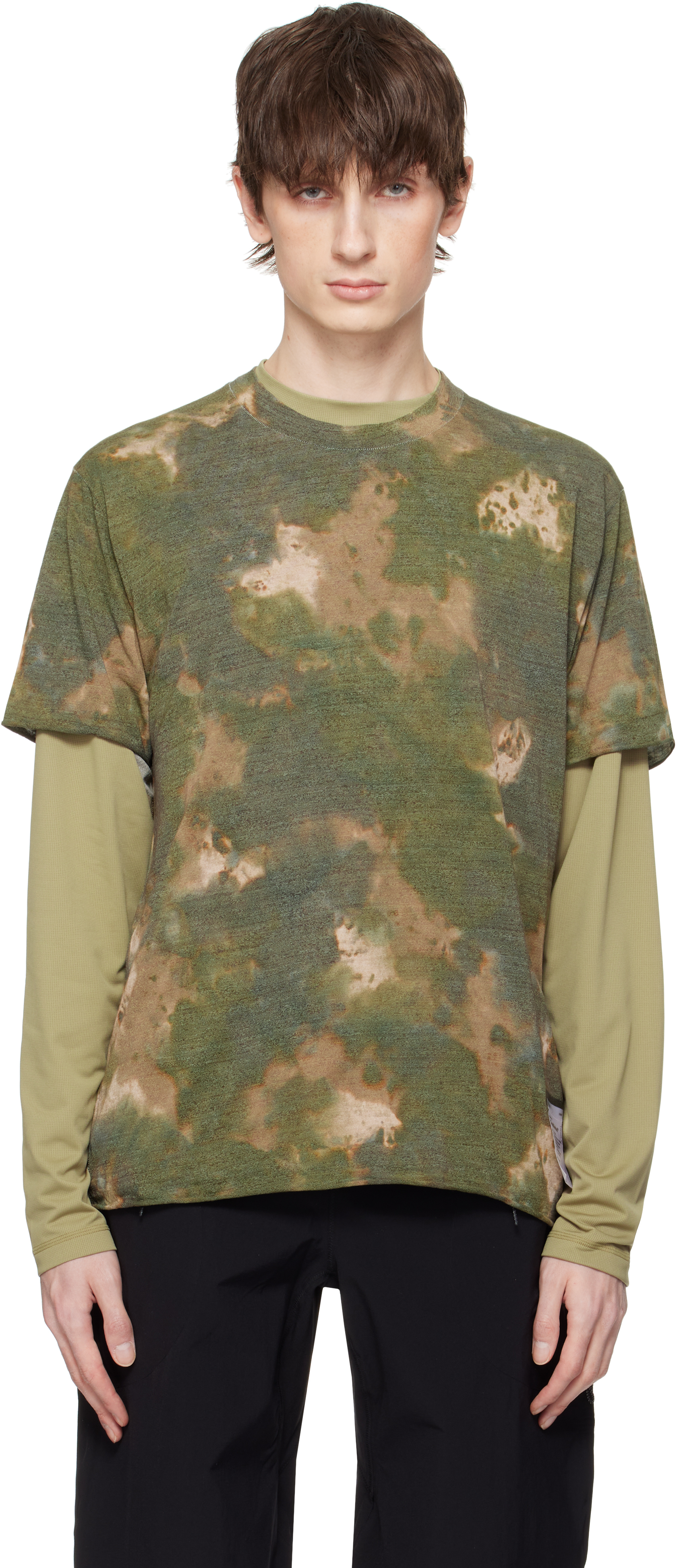 Satisfy: Khaki CloudMerino T-shirt | SSENSE