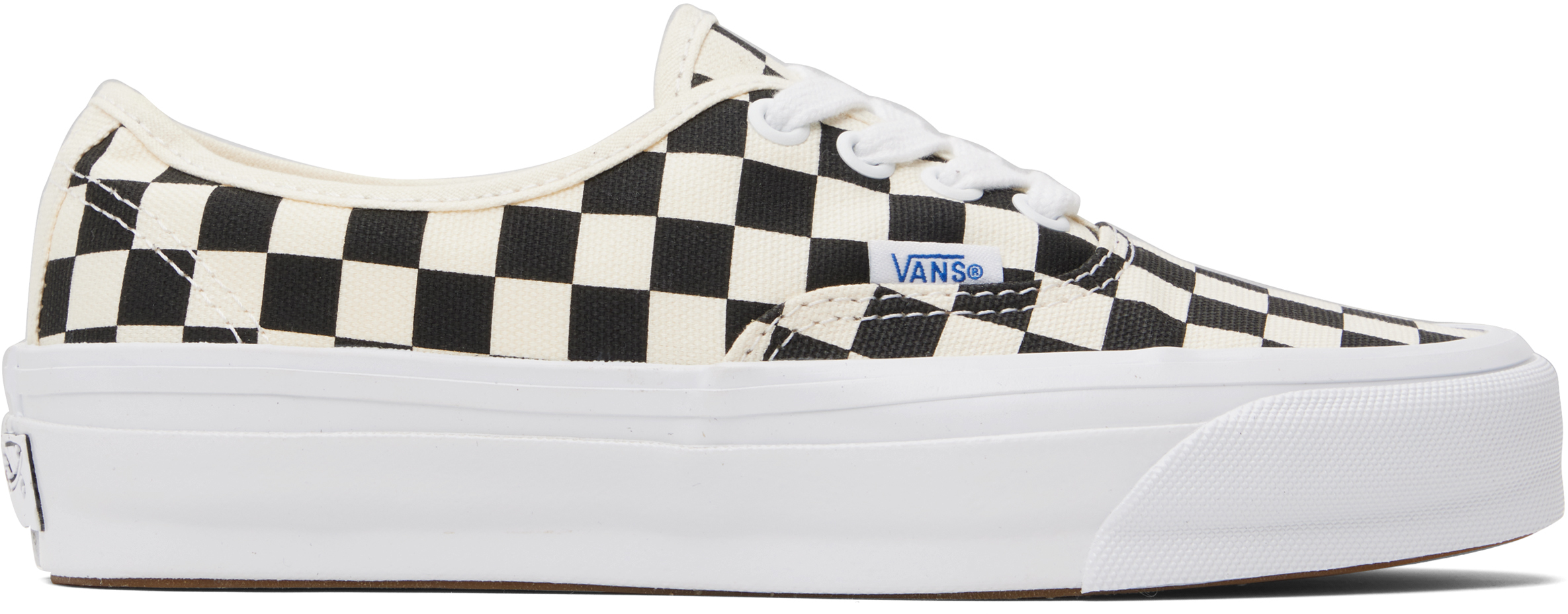 Vans: Off-White & Black LX Authentic Reissue 44 Sneakers