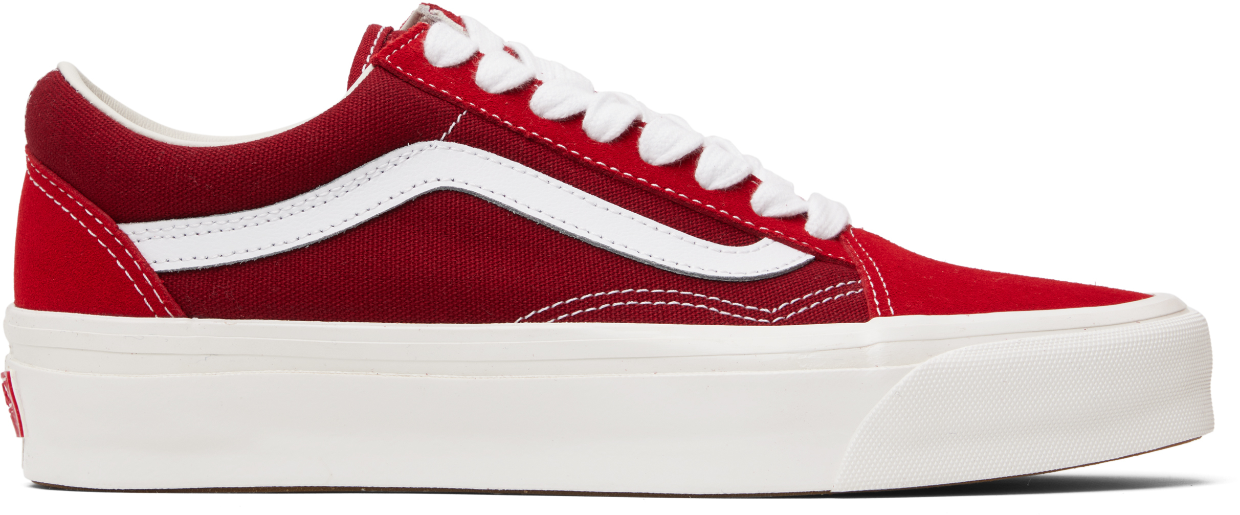 国内配送 VANS PREMIUM OLD SKOOL SUEDE RED/RED Premium Old Skool Shoes in Red| Vans UK
