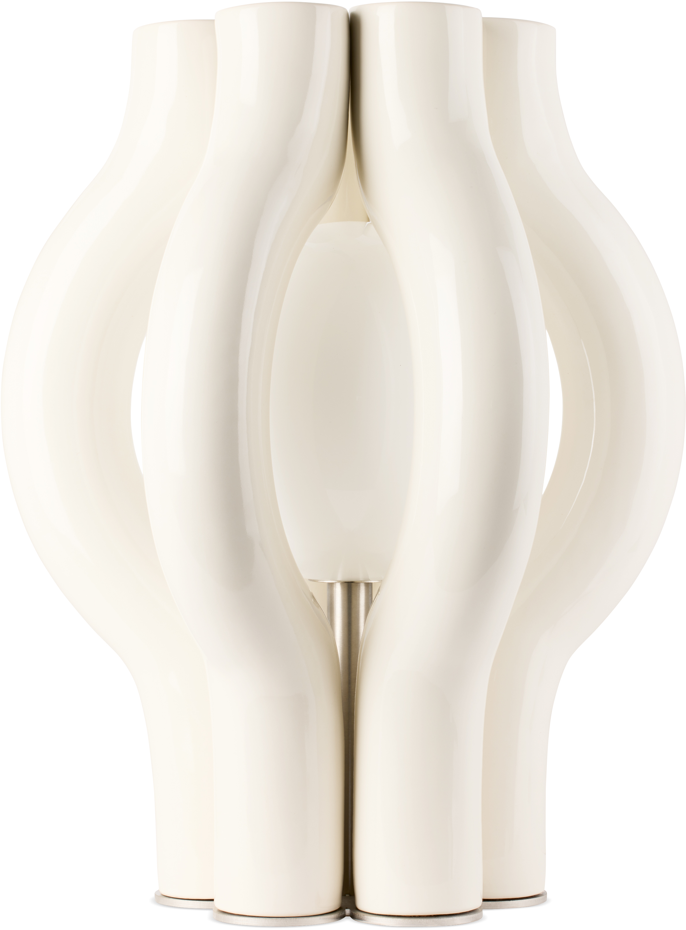 Louise Roe Off-white Halo Light Sculpture Lamp
