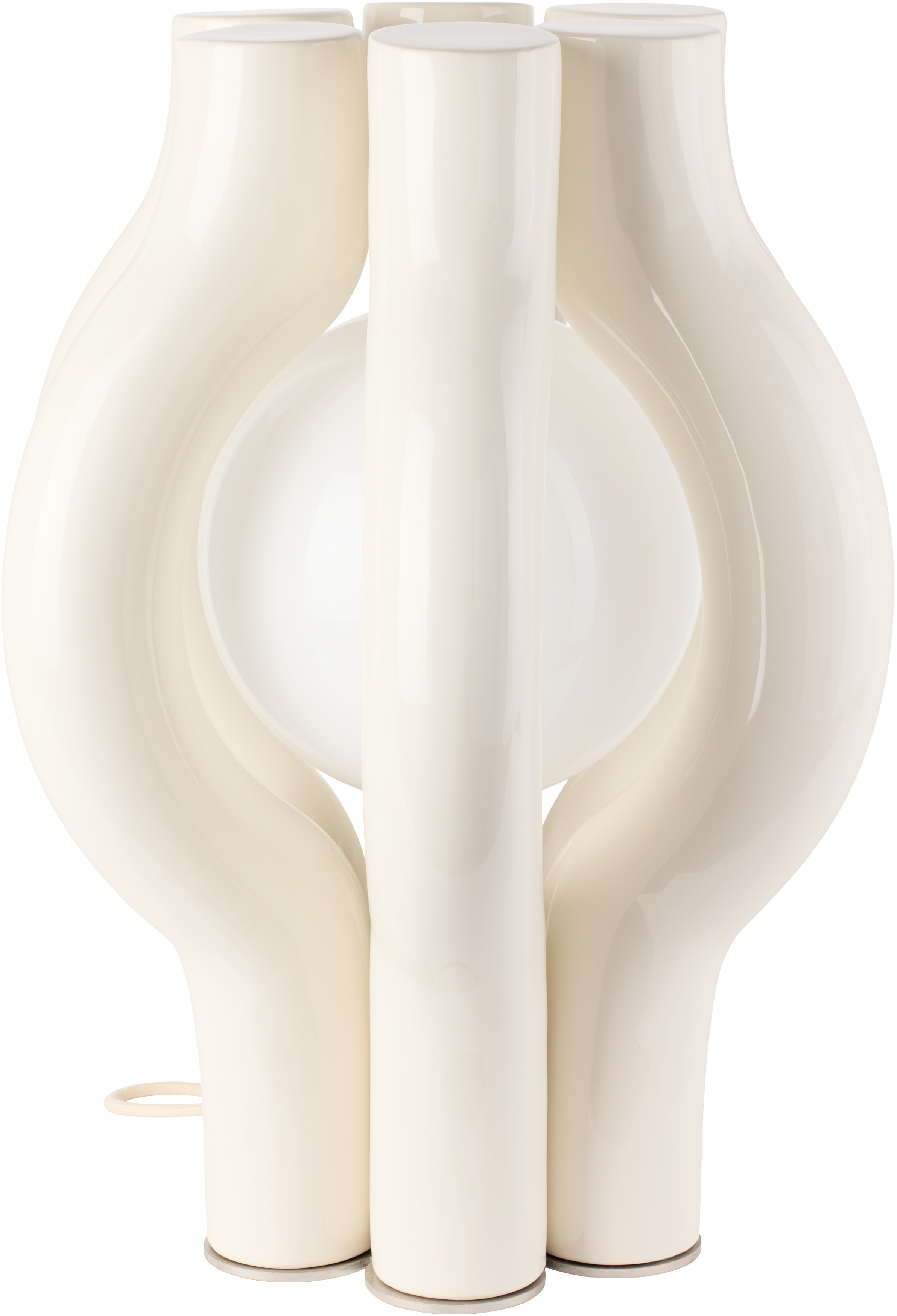 Louise Roe Off-white Halo Light Sculpture Lamp
