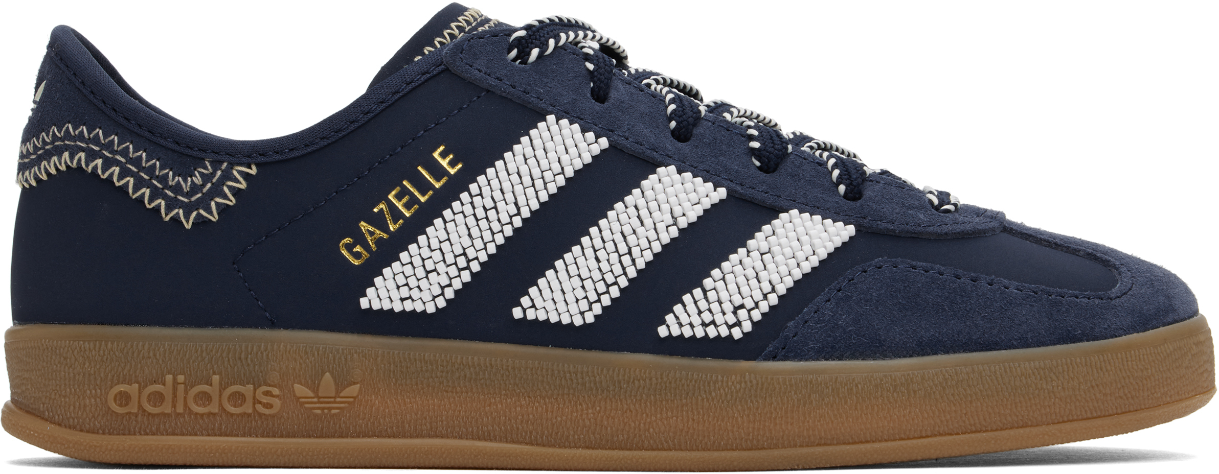 Navy CLOT Edition Gazelle Sneakers