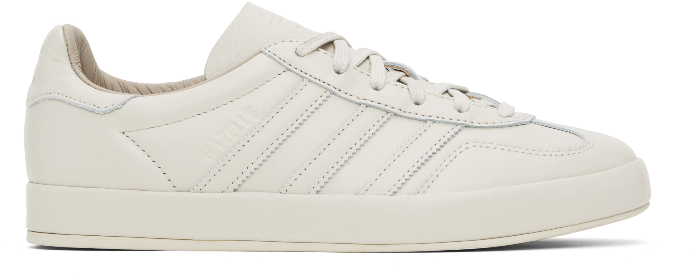 adidas Originals: Beige Gazelle Indoor Sneakers | SSENSE