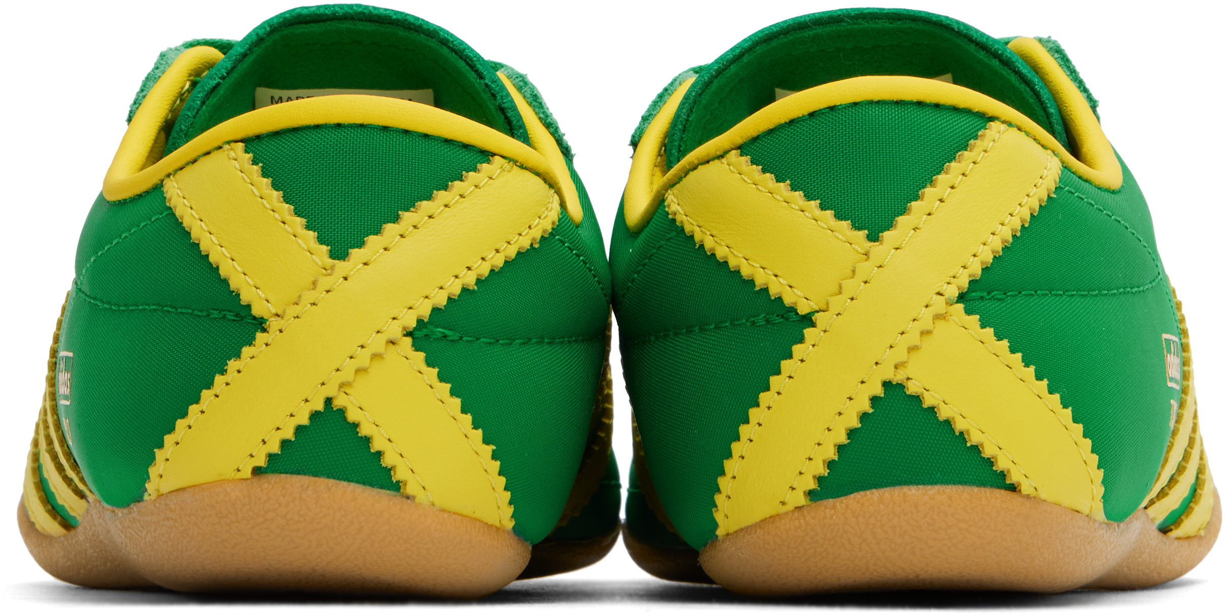 ADIDAS ORIGINALS GREEN & YELLOW TOKYO SNEAKERS