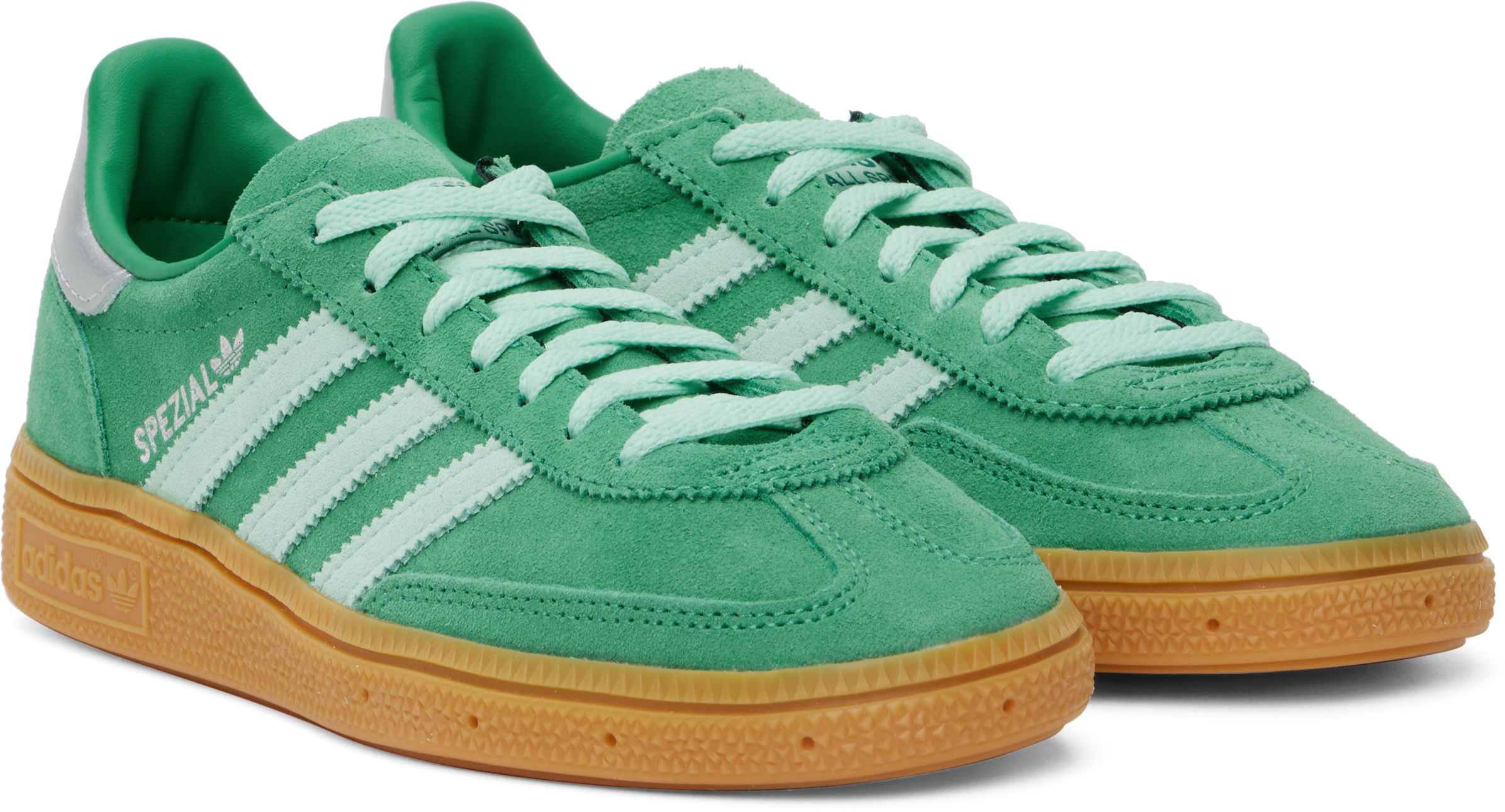 Adidas Originals Adidas Handball Spezial Sneakers In Semi Court Green / C