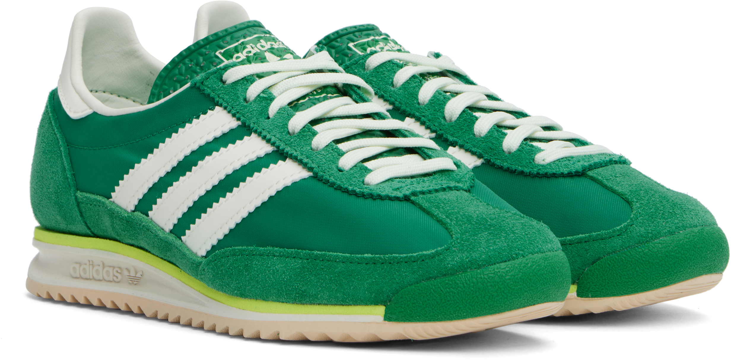 Adidas Originals Sl 72 Og Sneakers In Green In Green