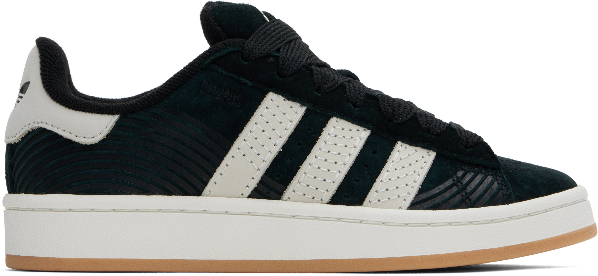 Black & Off-White Campus 00s Sneakers