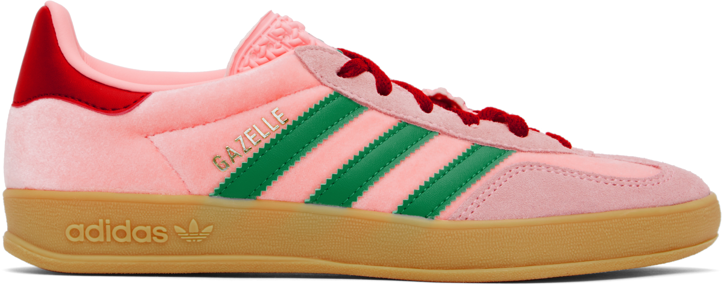 Pink Gazelle Indoor Sneakers by adidas Originals on Sale
