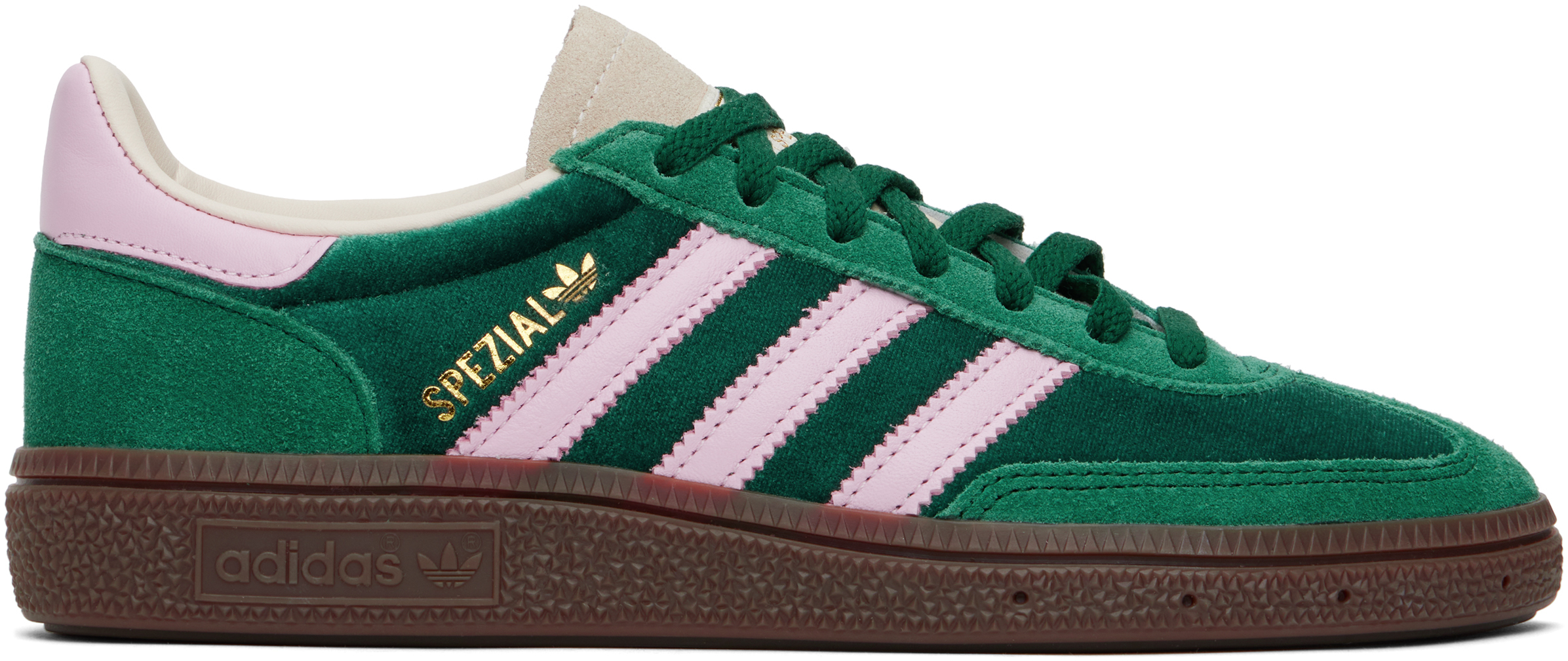 スニーカー adidas Handball Special Green Pink JI2648 adidas Handball Spezial Sneaker Green, Pink & Cream | END. (CA)