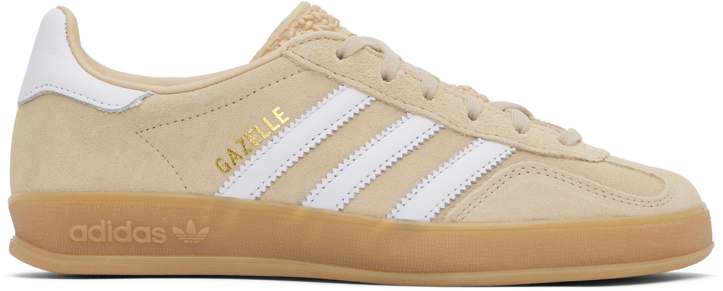 Beige Gazelle Indoor Sneakers