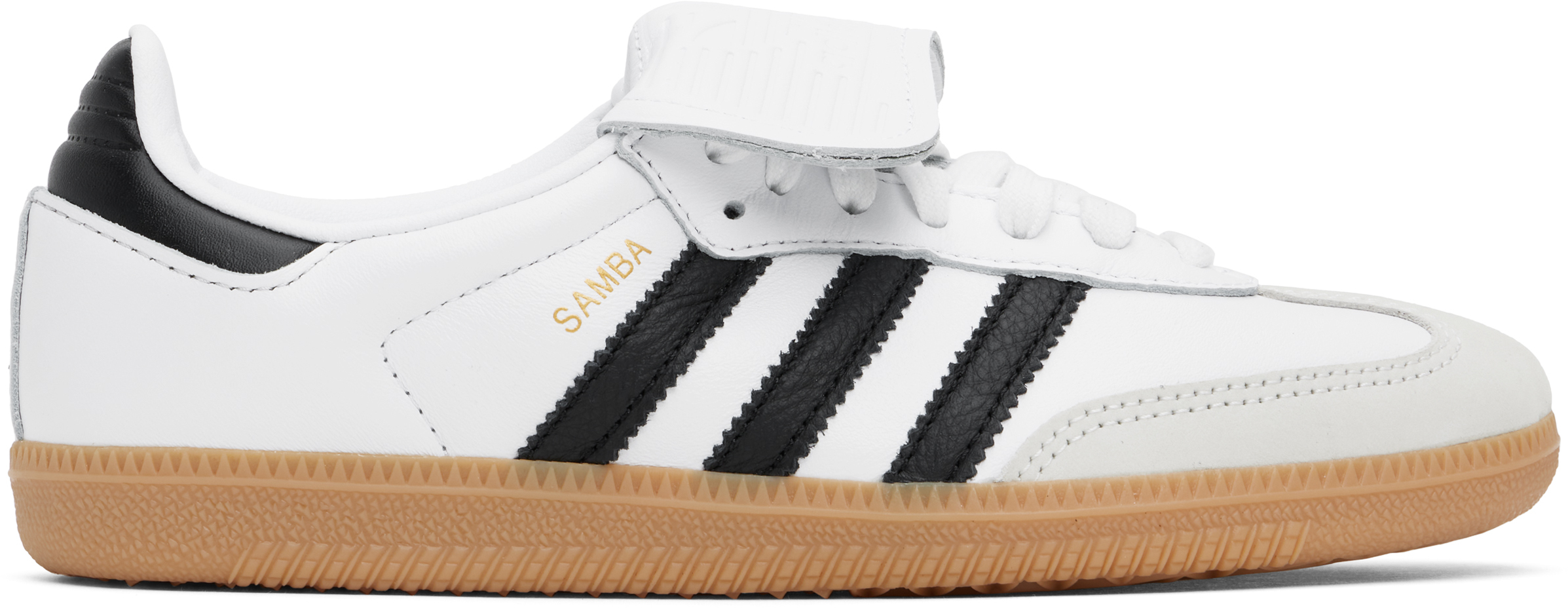 White & Black Samba LT Sneakers