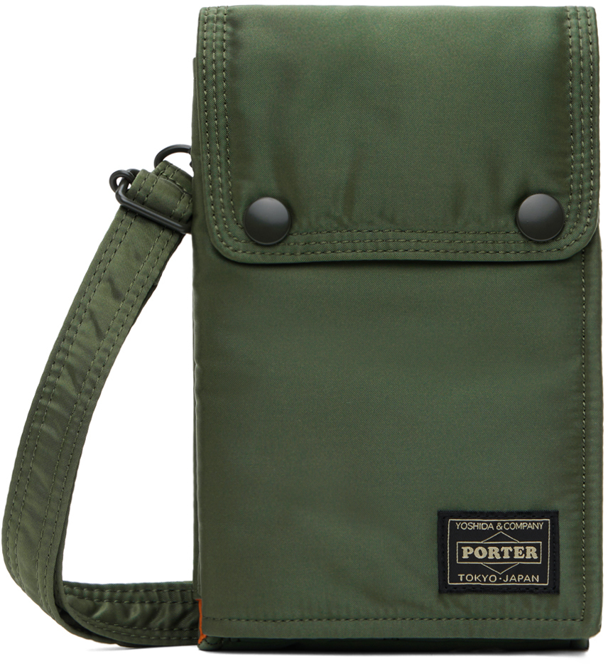 PORTER - Yoshida & Co Khaki Tanker Travel Pouch