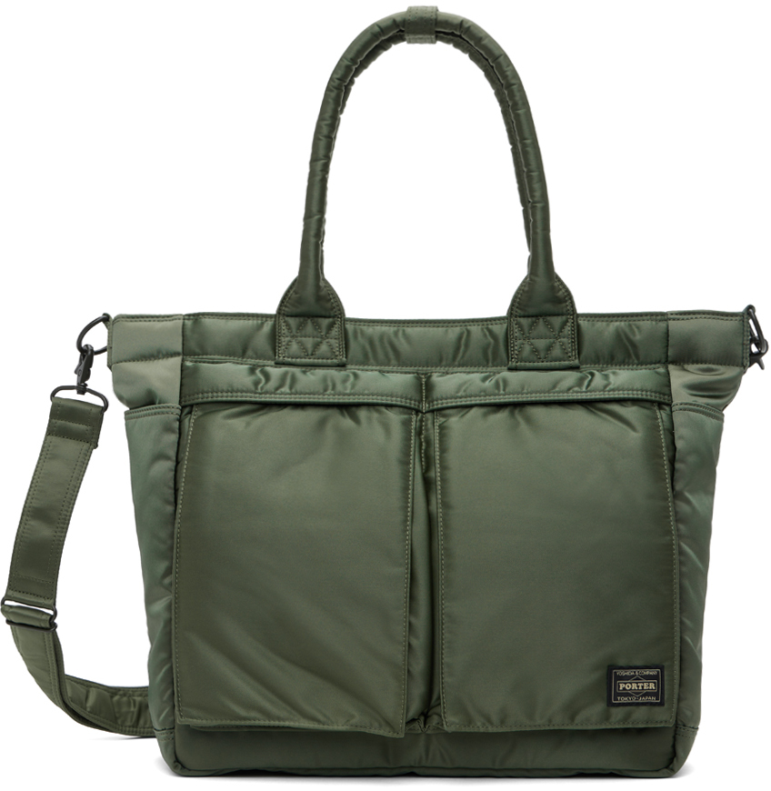 PORTER - Yoshida & Co Khaki Tanker Tote