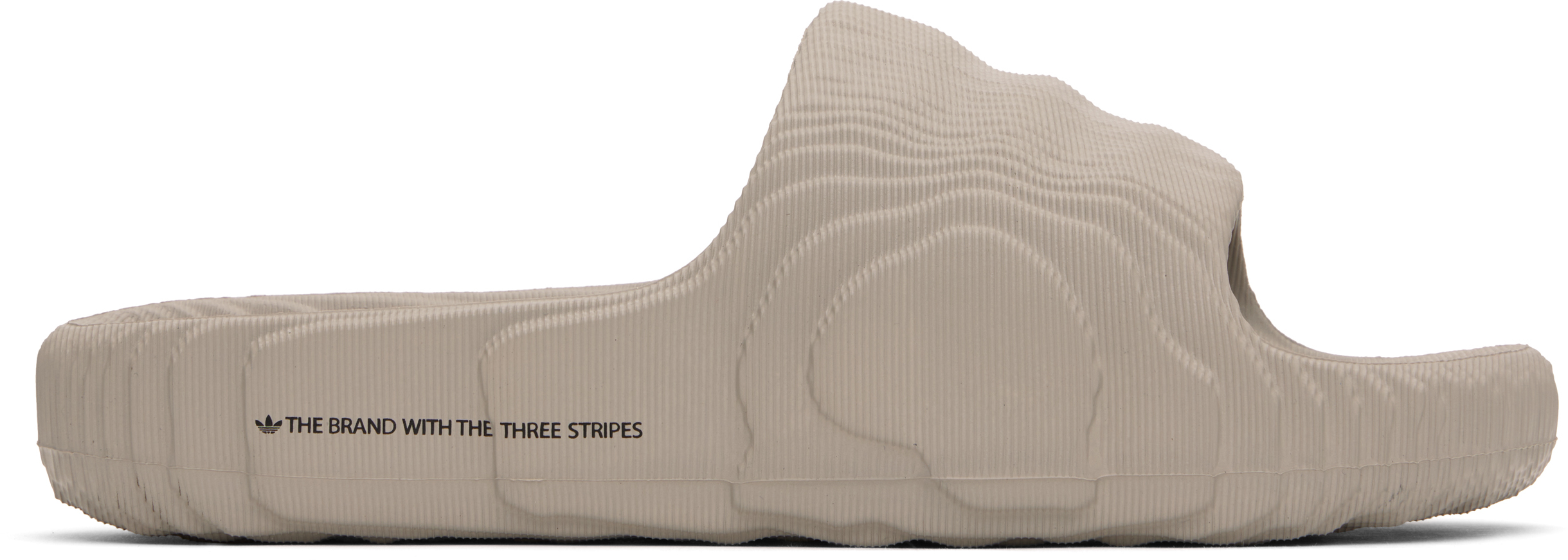 【adidas Originals】グレー Adilette 22 プールスライド adidas Originals: グレー Adilette 22 プールスライド | SSENSE