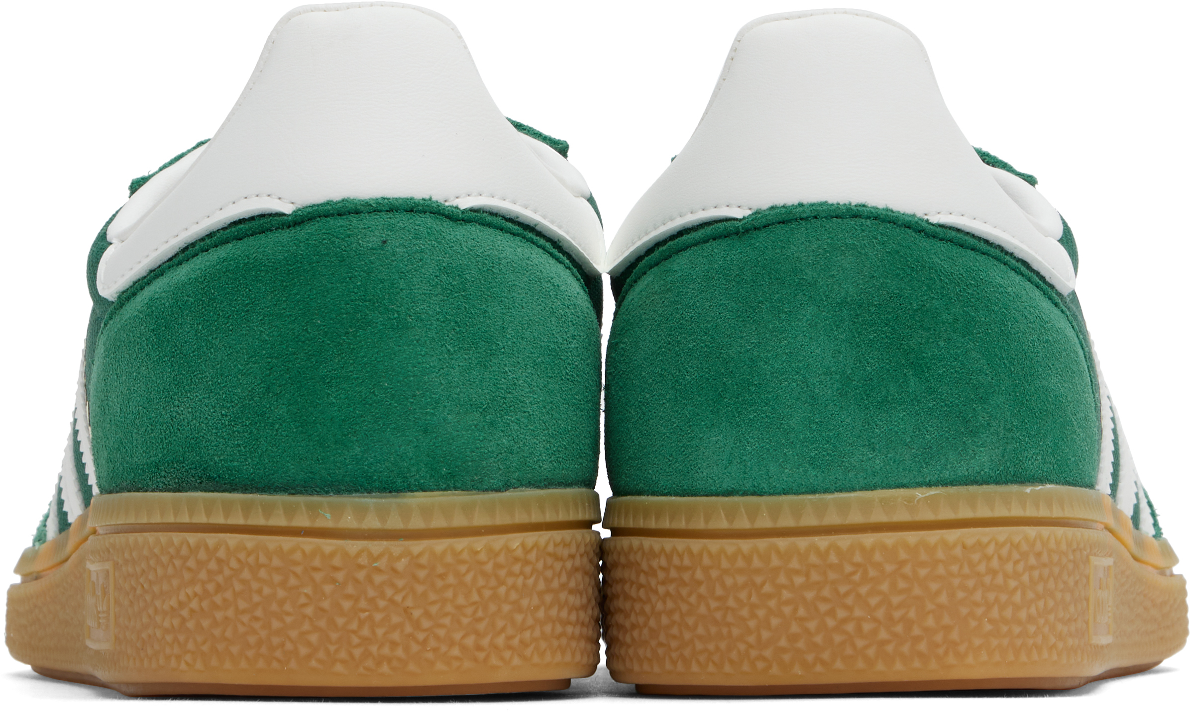 Adidas Originals Hand 2 Man Sneakers Emerald Green Size 8.5 Leather In Collegiate Green / C
