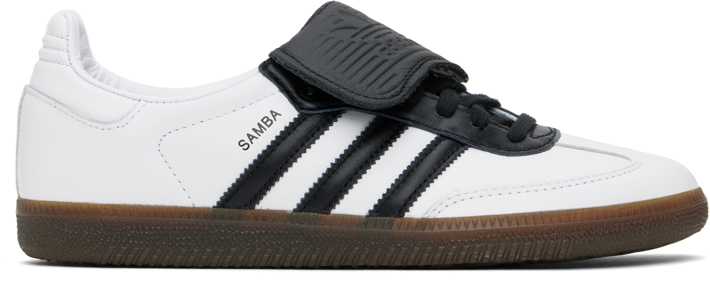 White & Black Samba LT Sneakers by adidas Originals on Sale