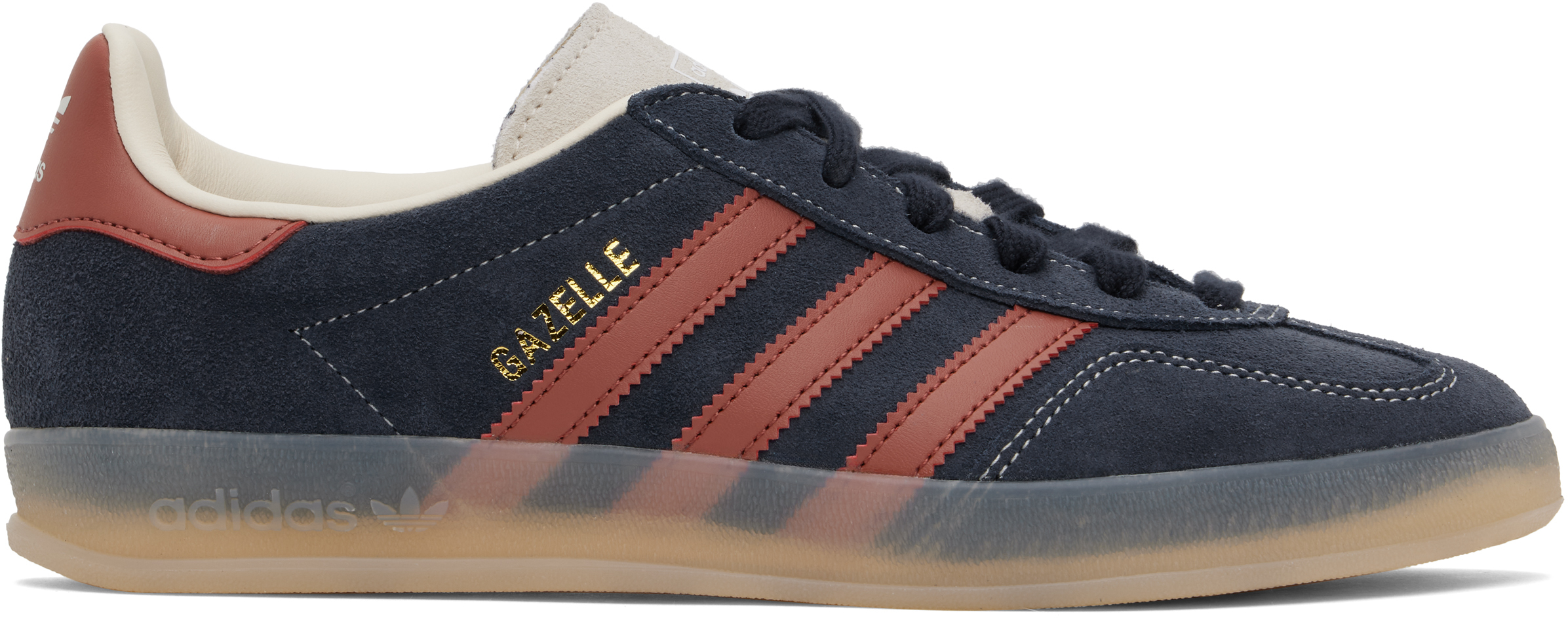 Navy Gazelle Indoor Sneakers