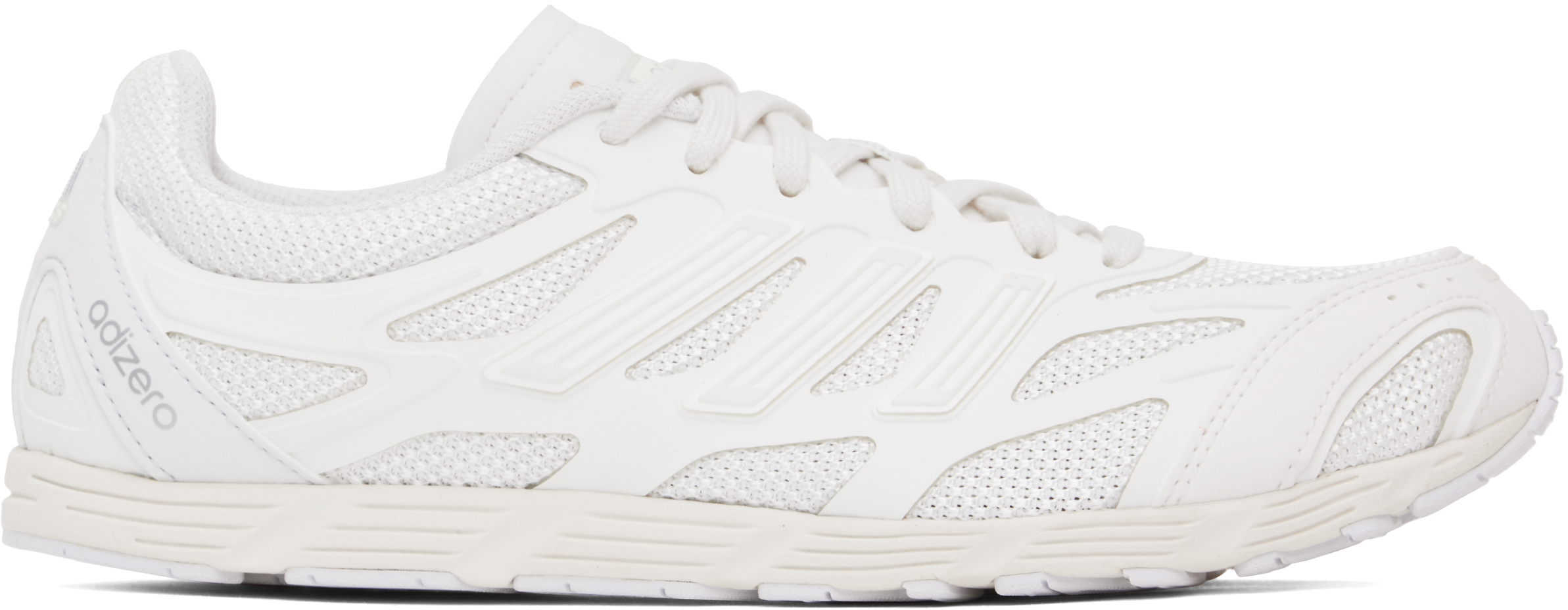 White Adizero PR Sneakers by adidas Originals on Sale