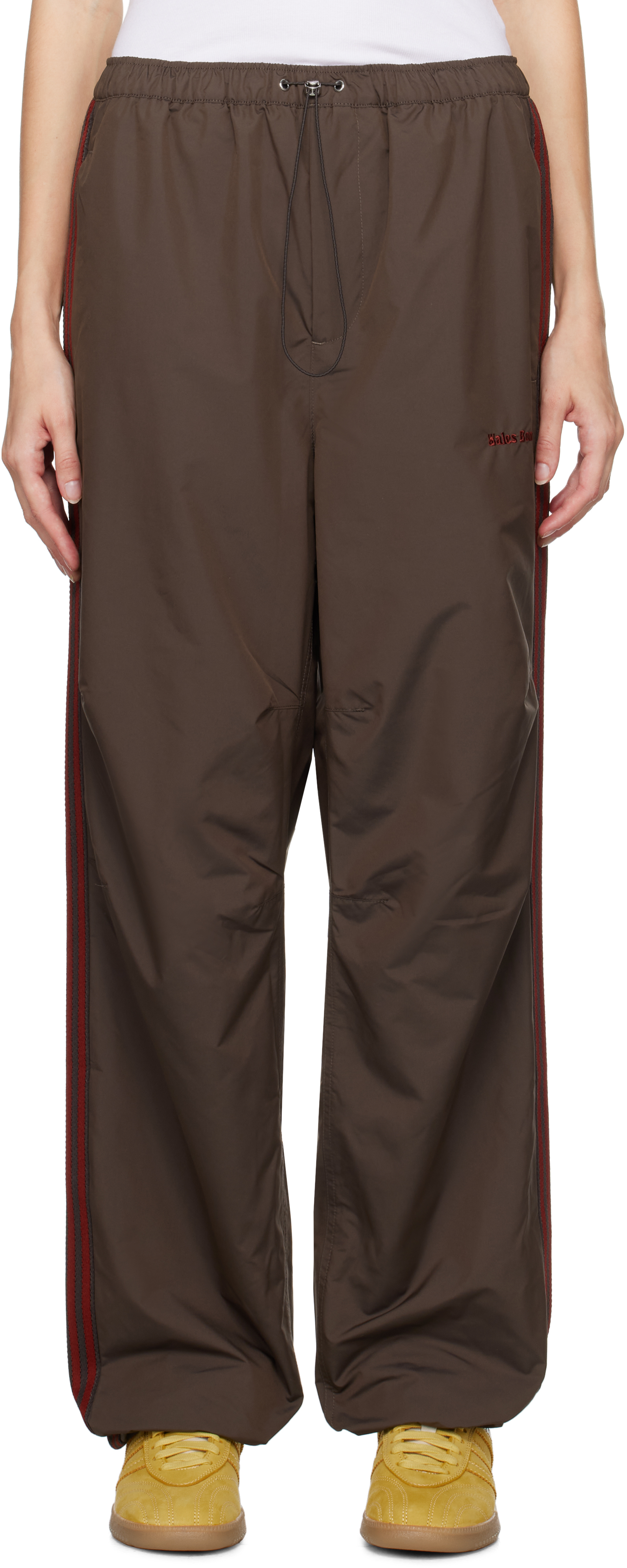 Brown adidas Originals Edition Taffeta Track Pants