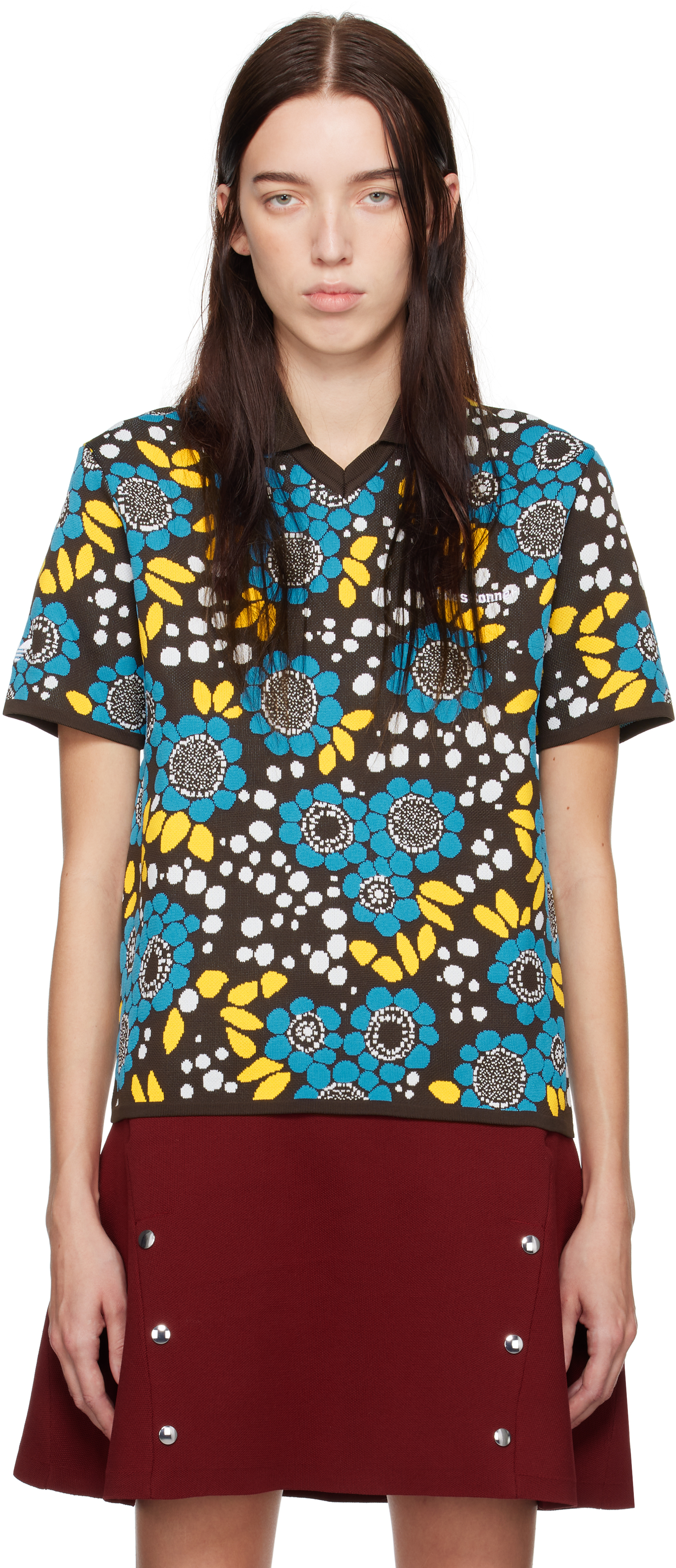 Wales Bonnerのadidasエディション マルチカラー フローラル ニット