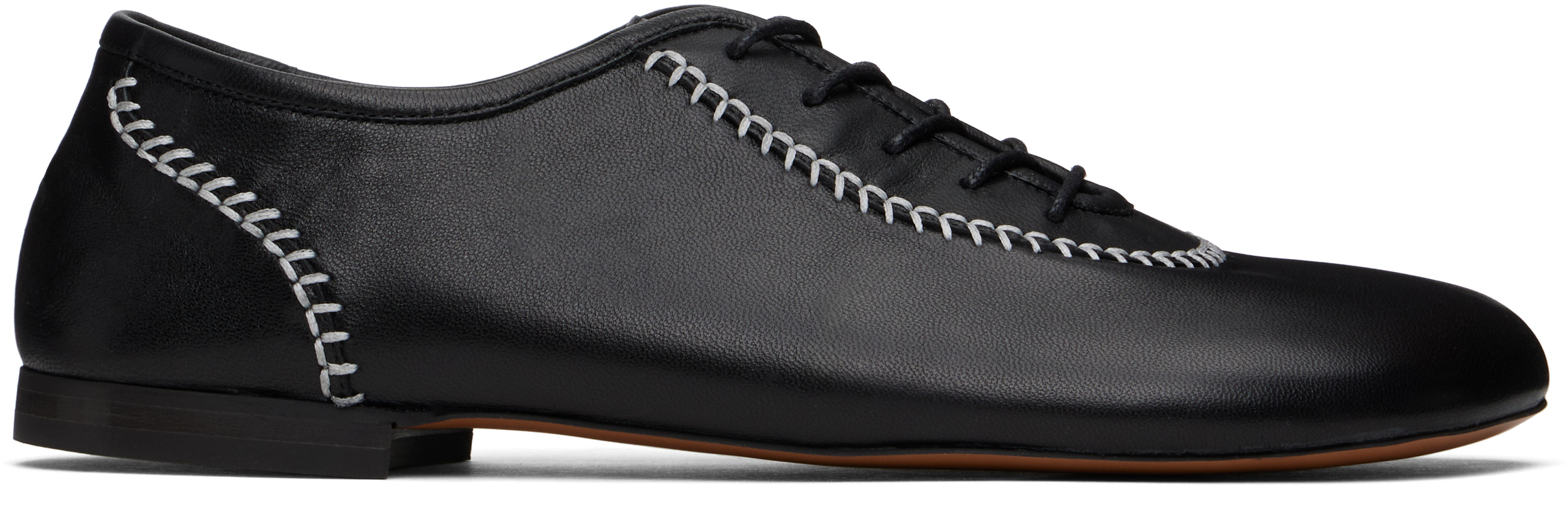 Black Lace-Up Oxfords