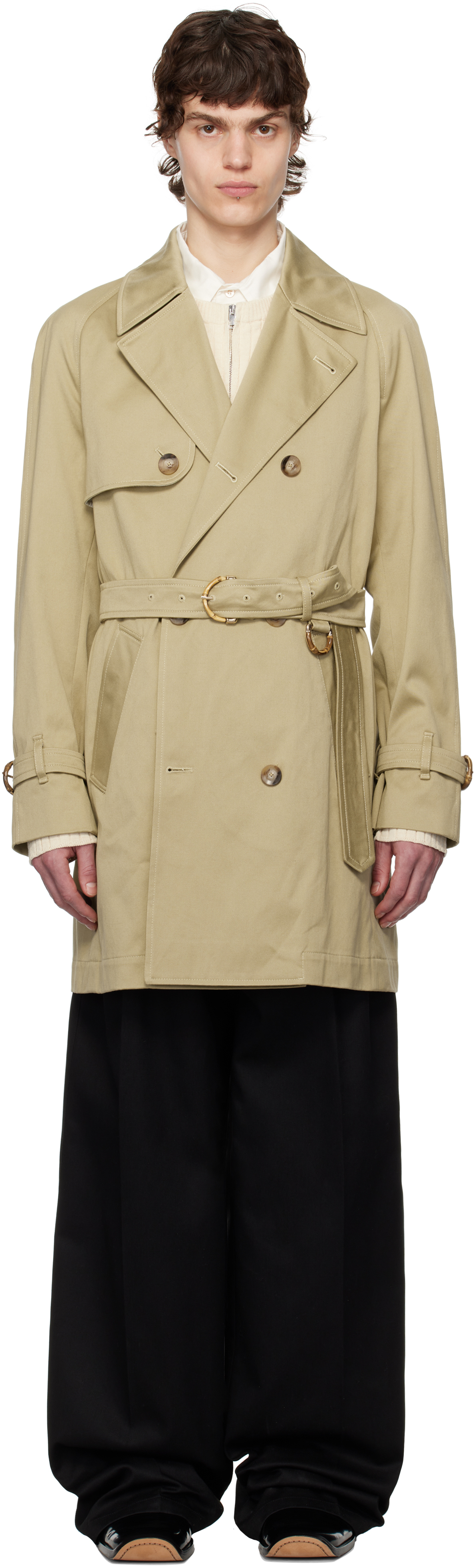 Khaki Walcott Trench Coat