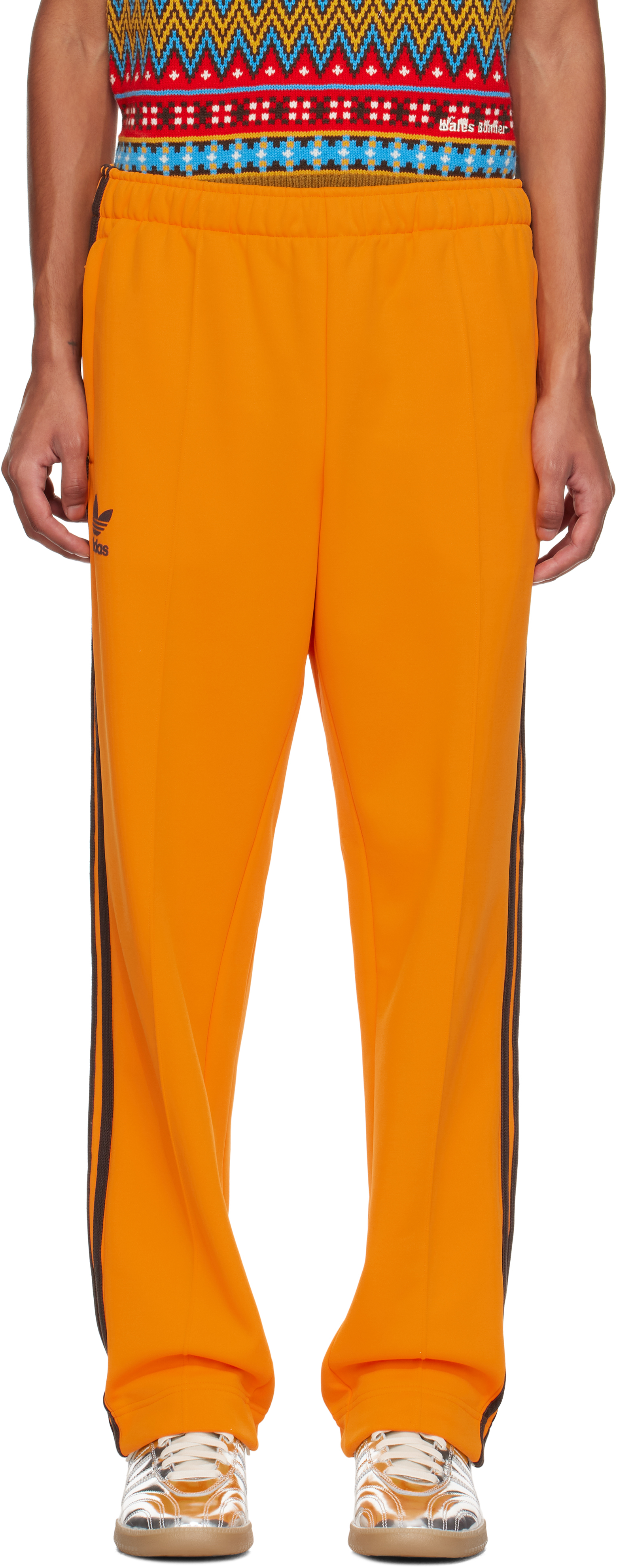 Orange adidas Originals Edition Fleece Track Pants