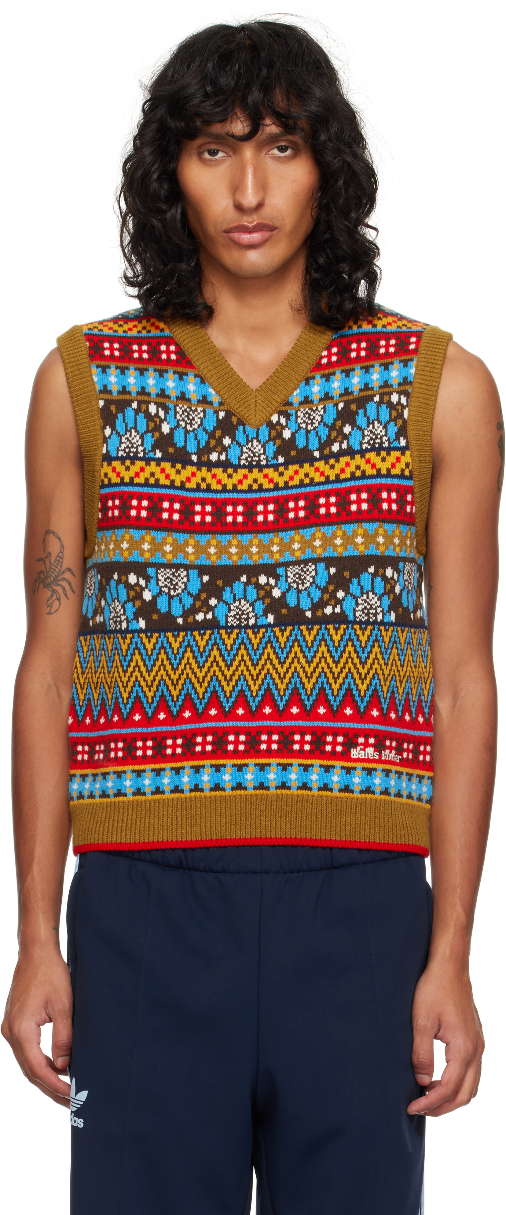 Multicolor adidas Originals Edition Knit Vest