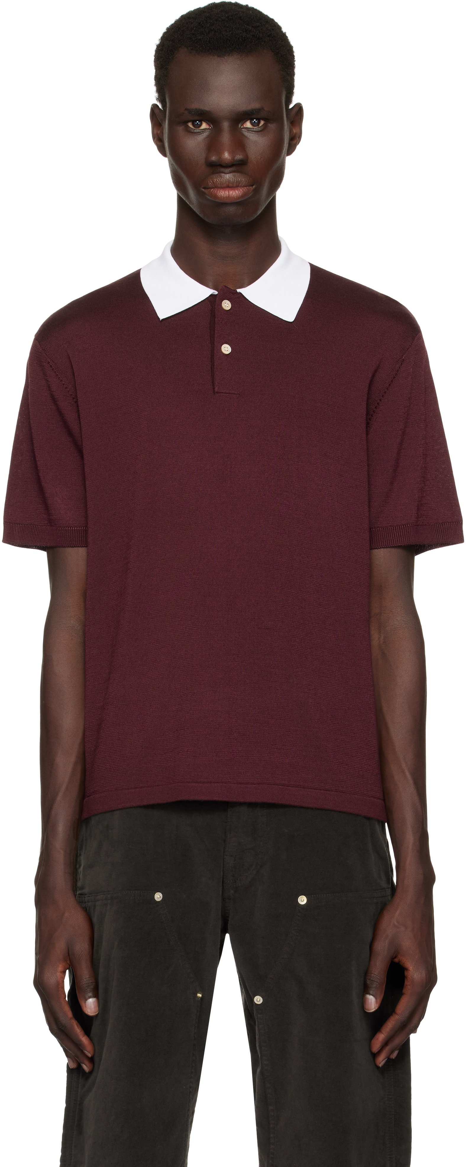 Burgundy Sun Polo