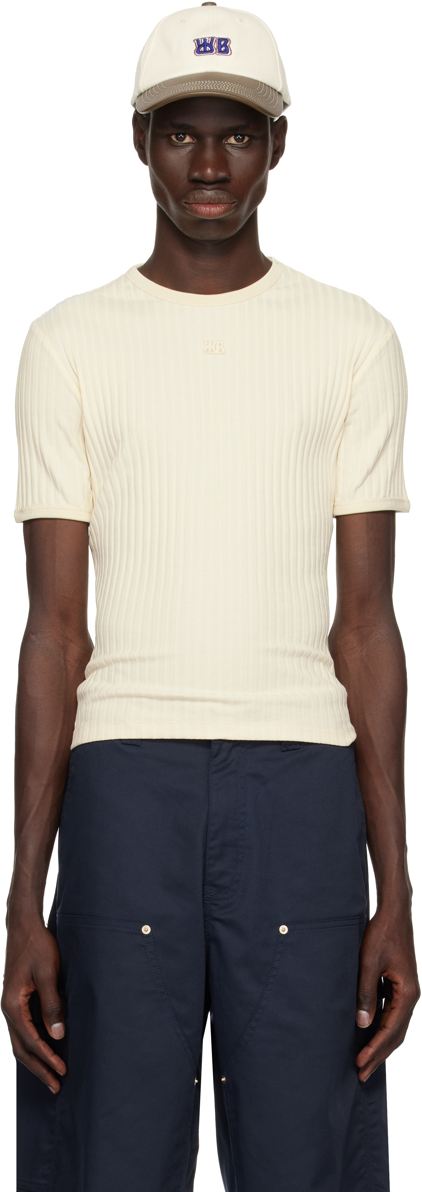 【関税込み】Wales Bonner オフホワイト Movement Tシャツ Wales Bonnerのオフホワイト Movement Tシャツがセール中