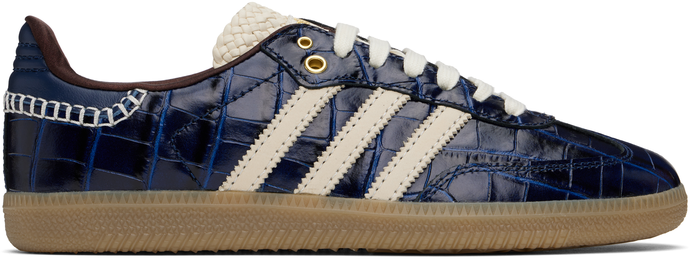 Wales Bonner Navy Adidas Originals Edition Samba Sneakers SSENSE