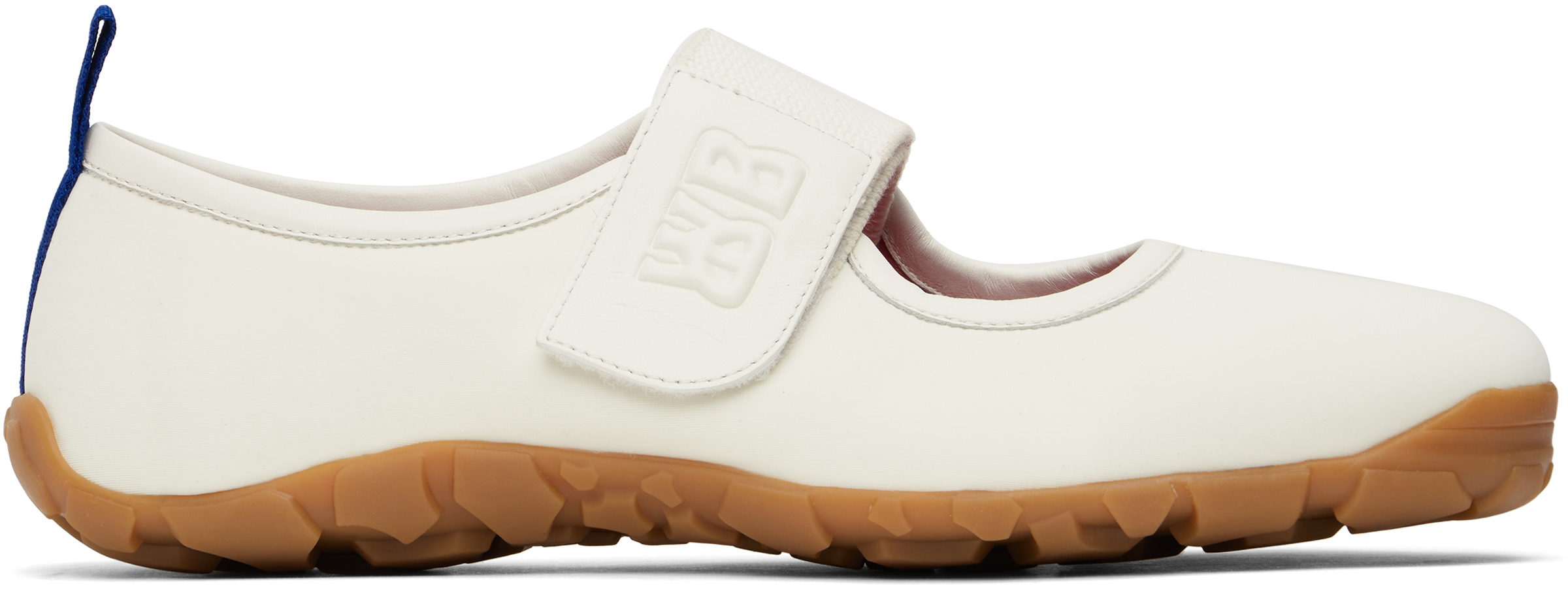 Off-White Mary Jane Flat Sneakers