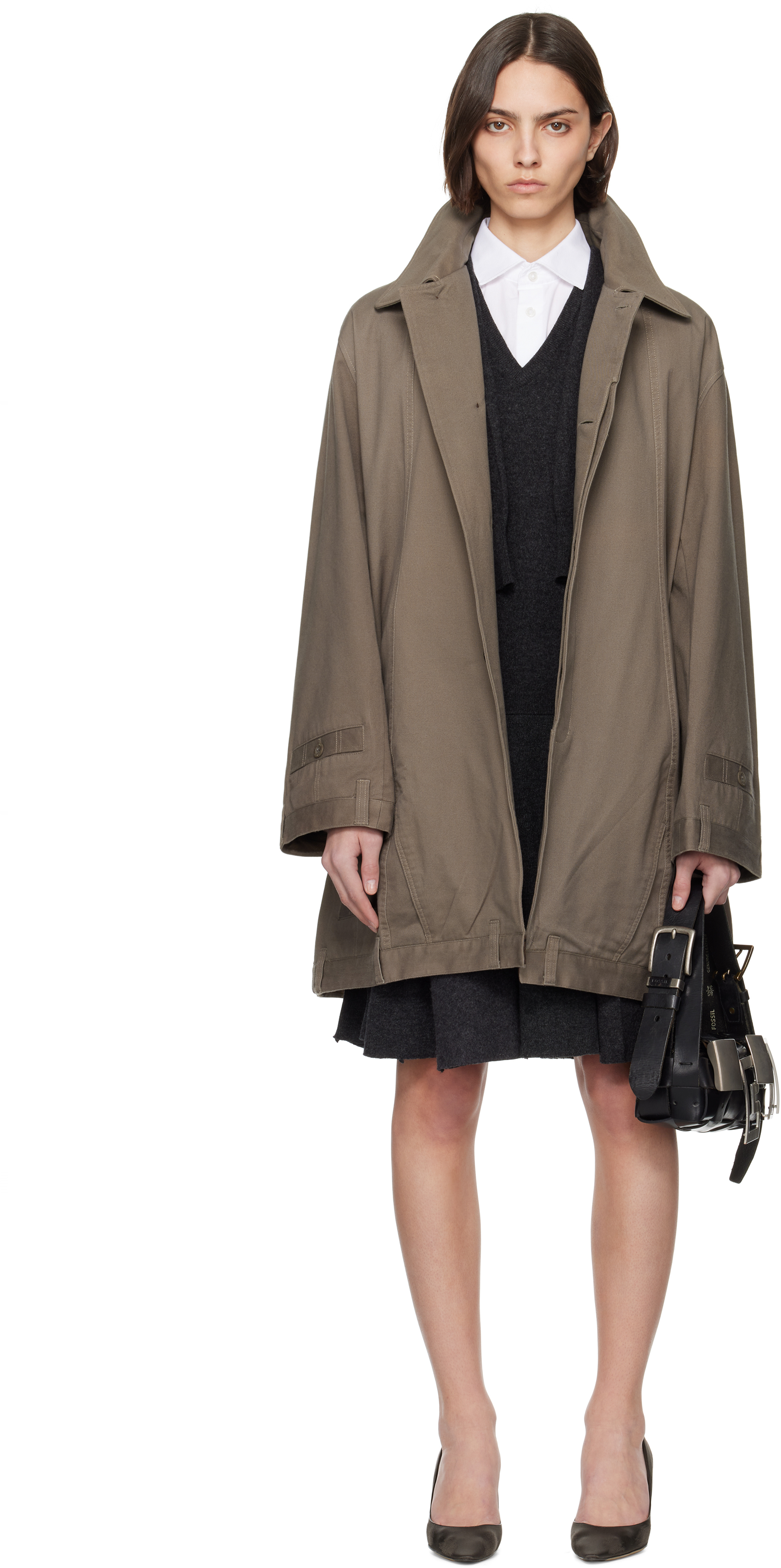 Upside Down Trench Coat