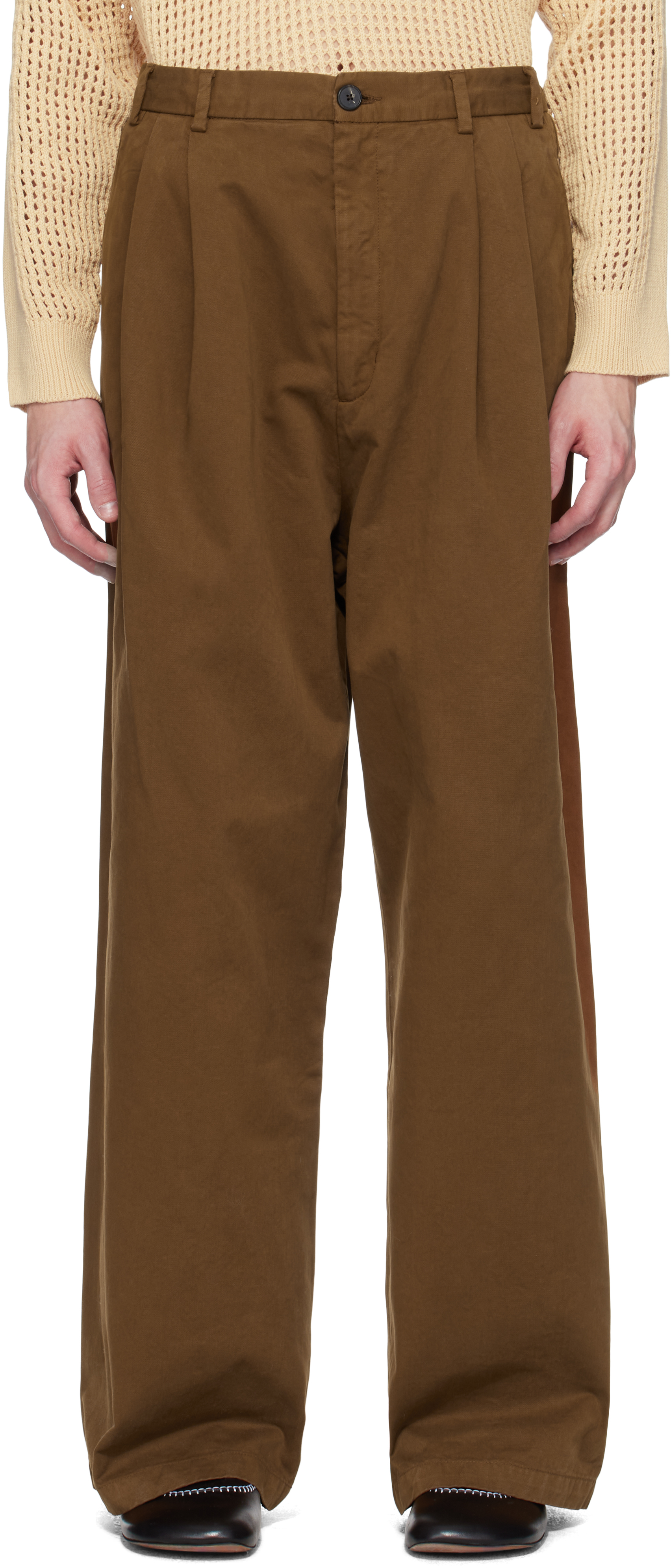 Brown Chico Elasticated Trousers