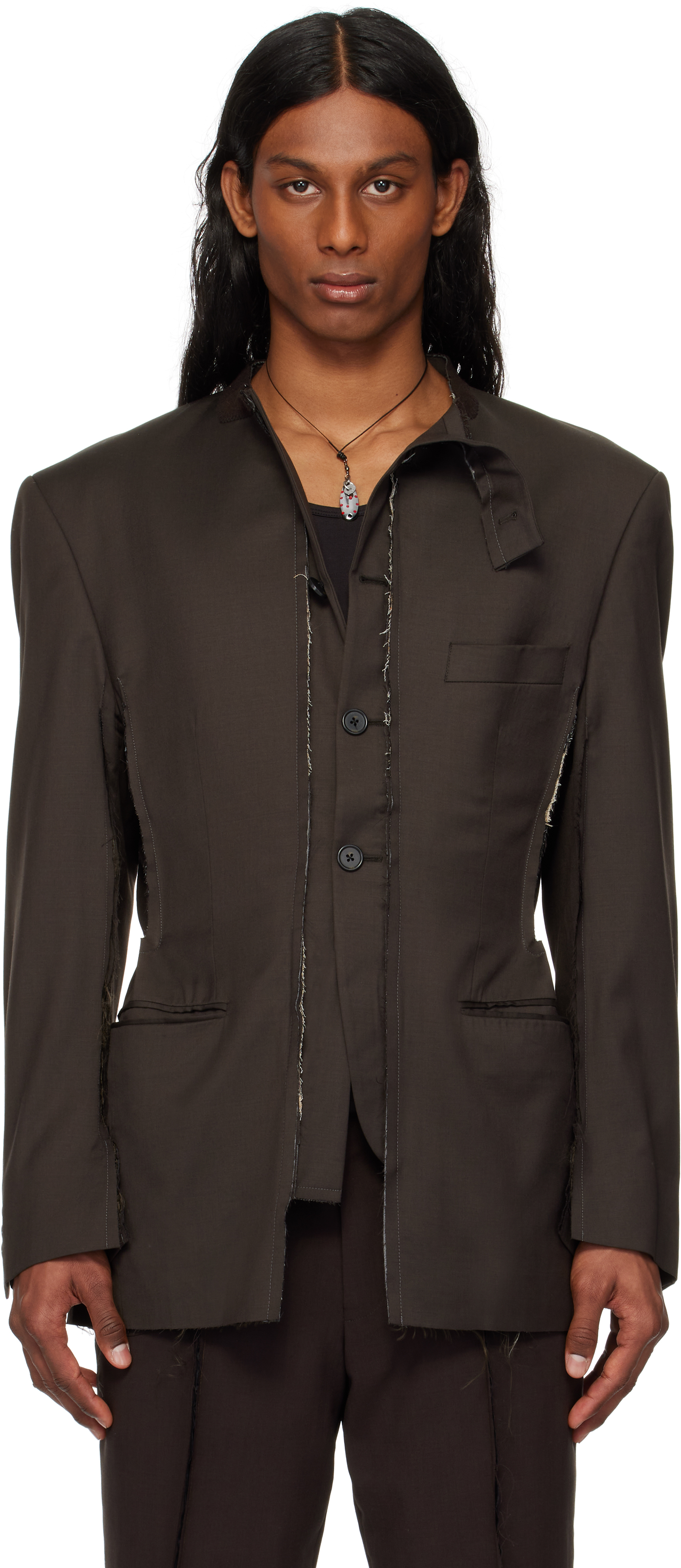 SSENSE Exclusive Horse Hair Blazer