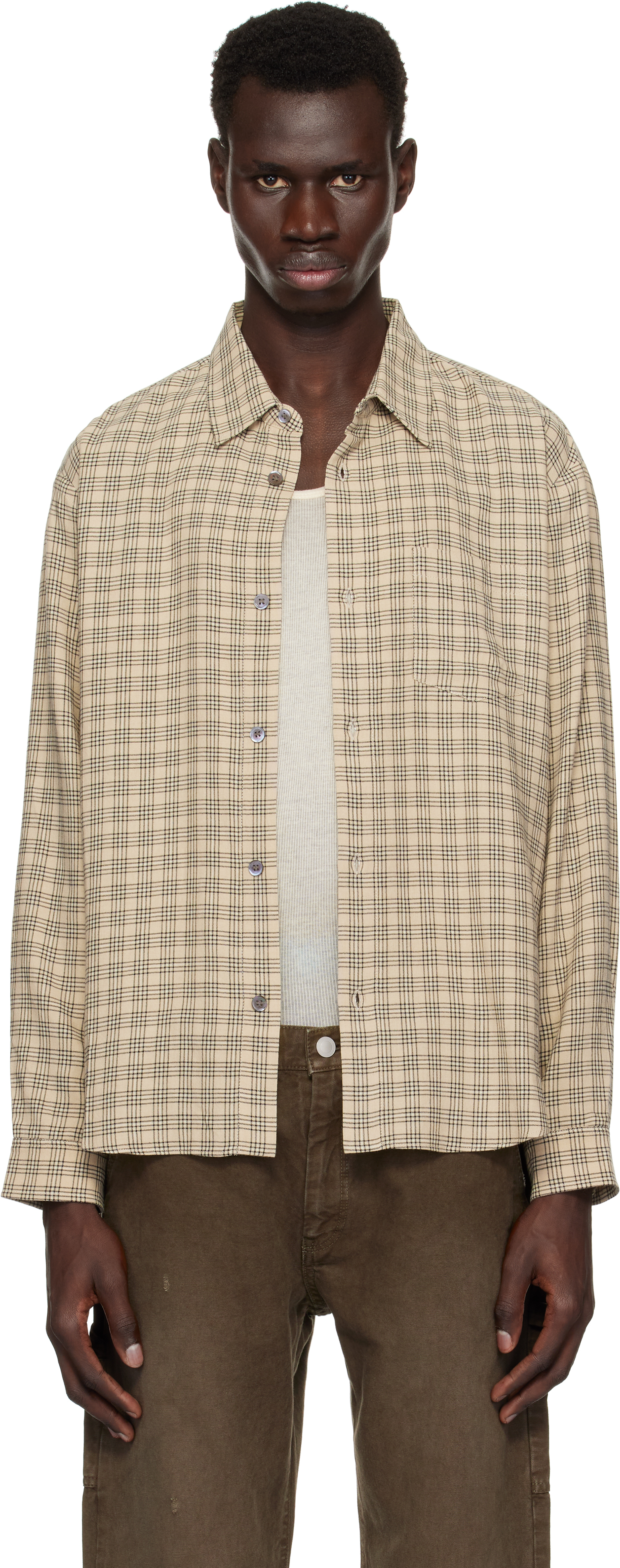 【関税込み】John Elliott オフホワイト ボクシー シャツ John Elliott | Shirts | John Elliot X Mastermind White Shirt