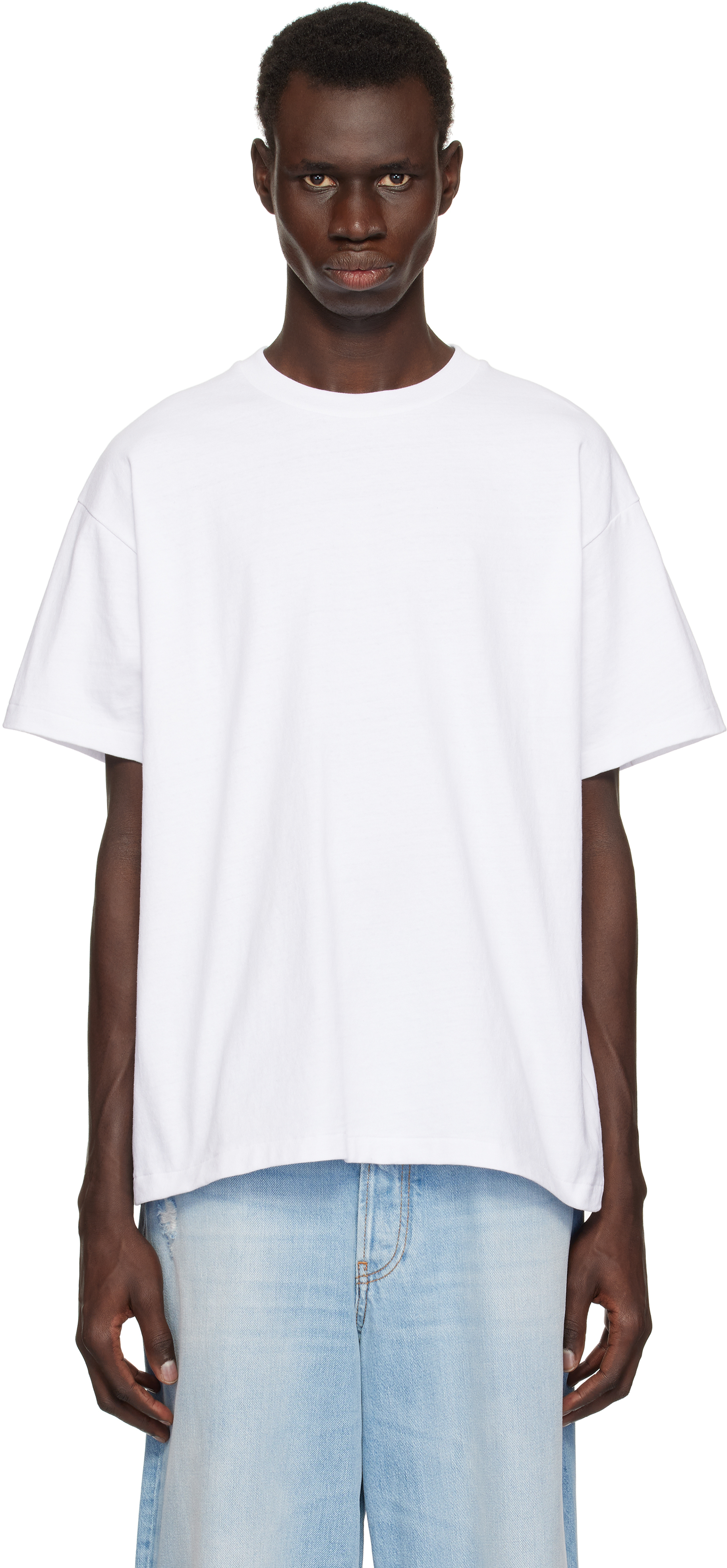 White Oversized University T-Shirt