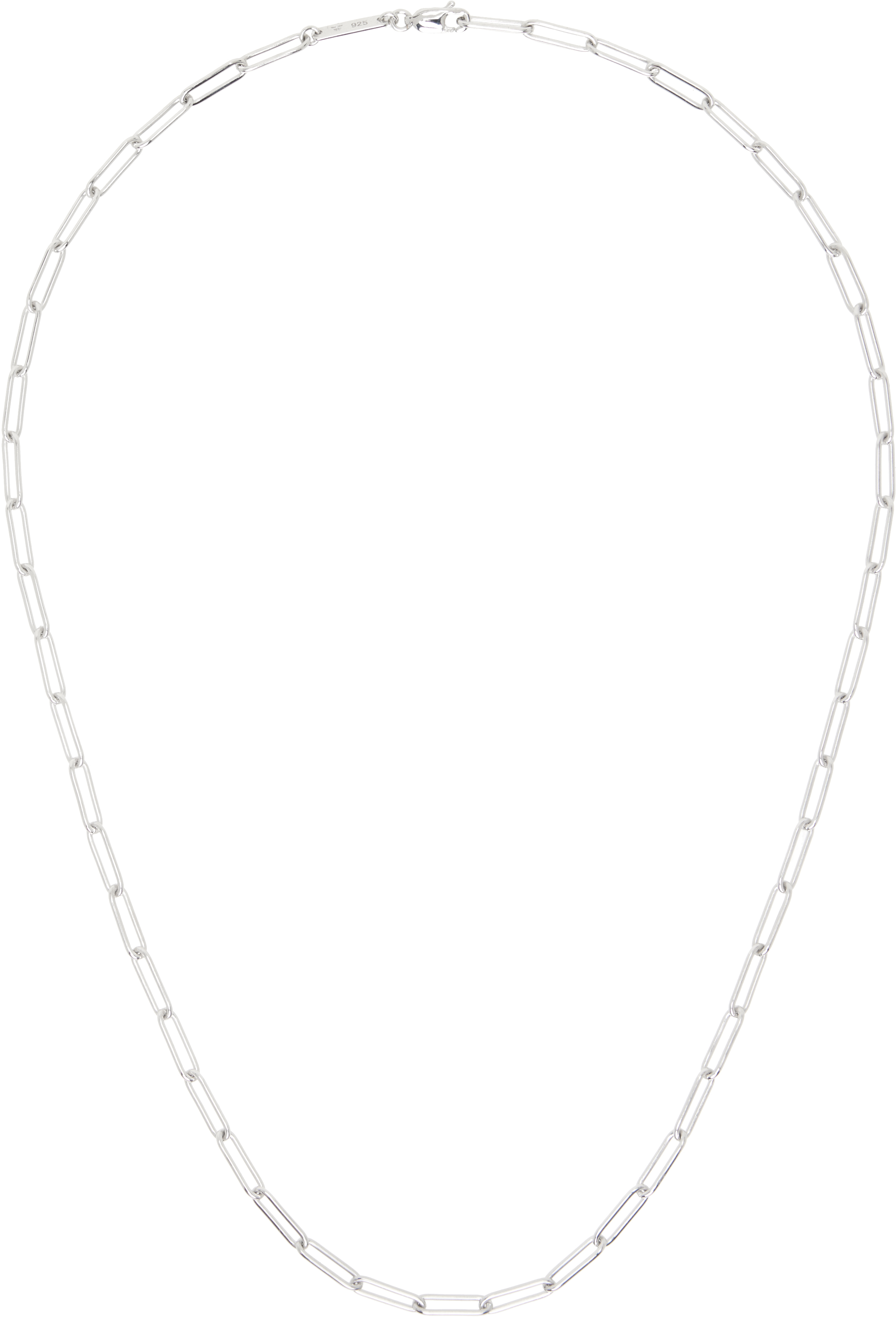 Silver Box Chain Necklace