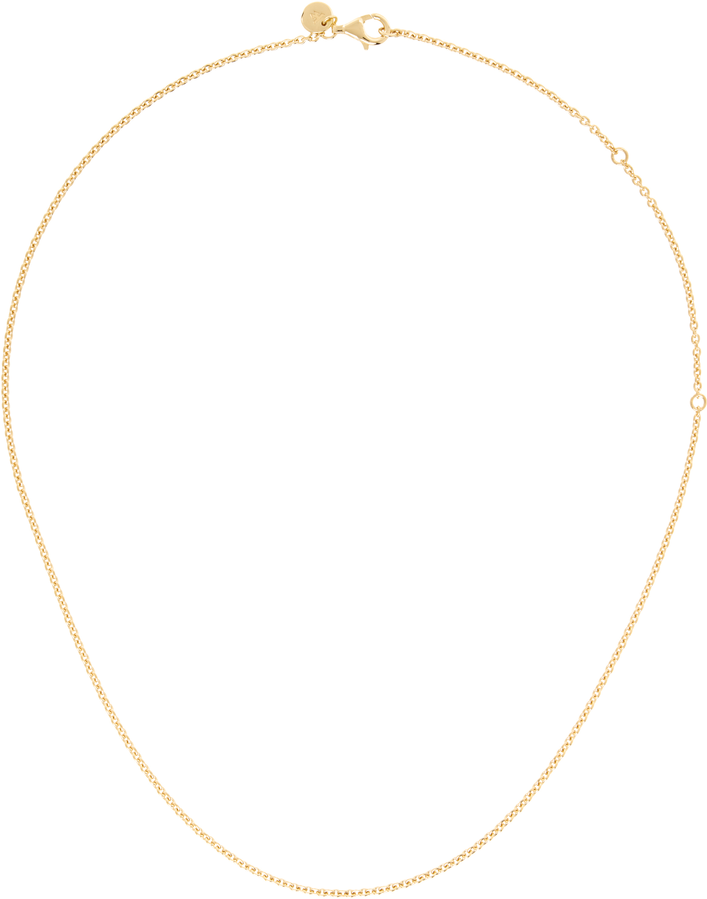 Gold Rolo Chain Necklace