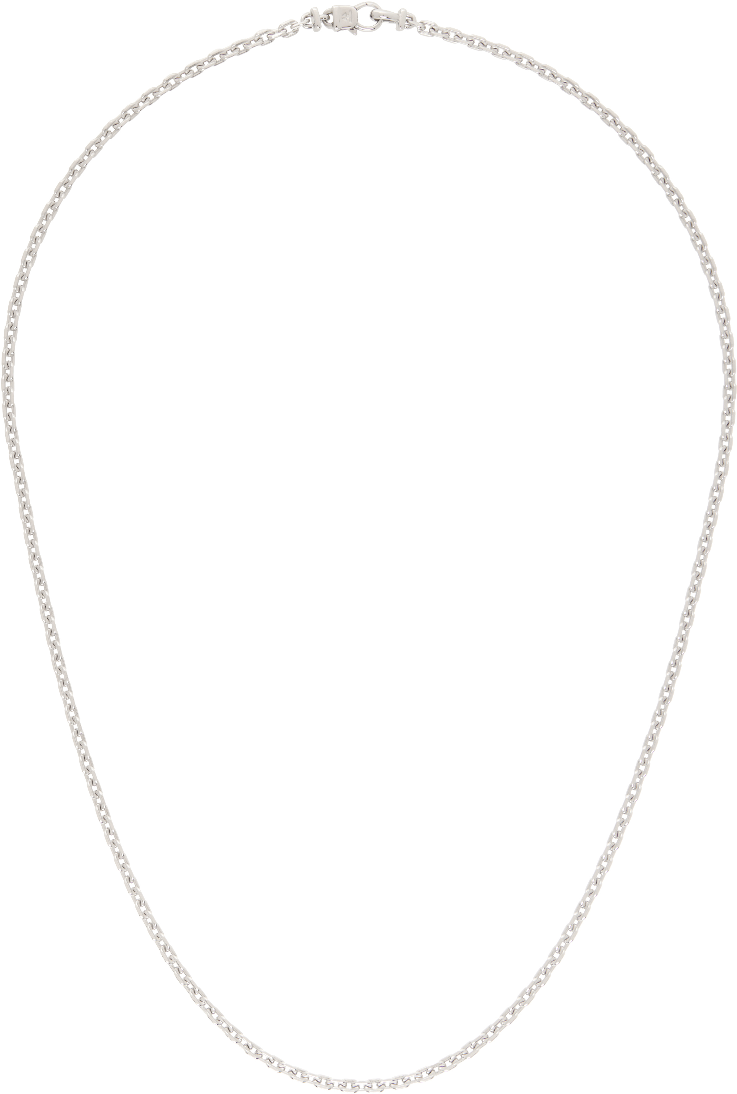 Silver Anker Chain Necklace