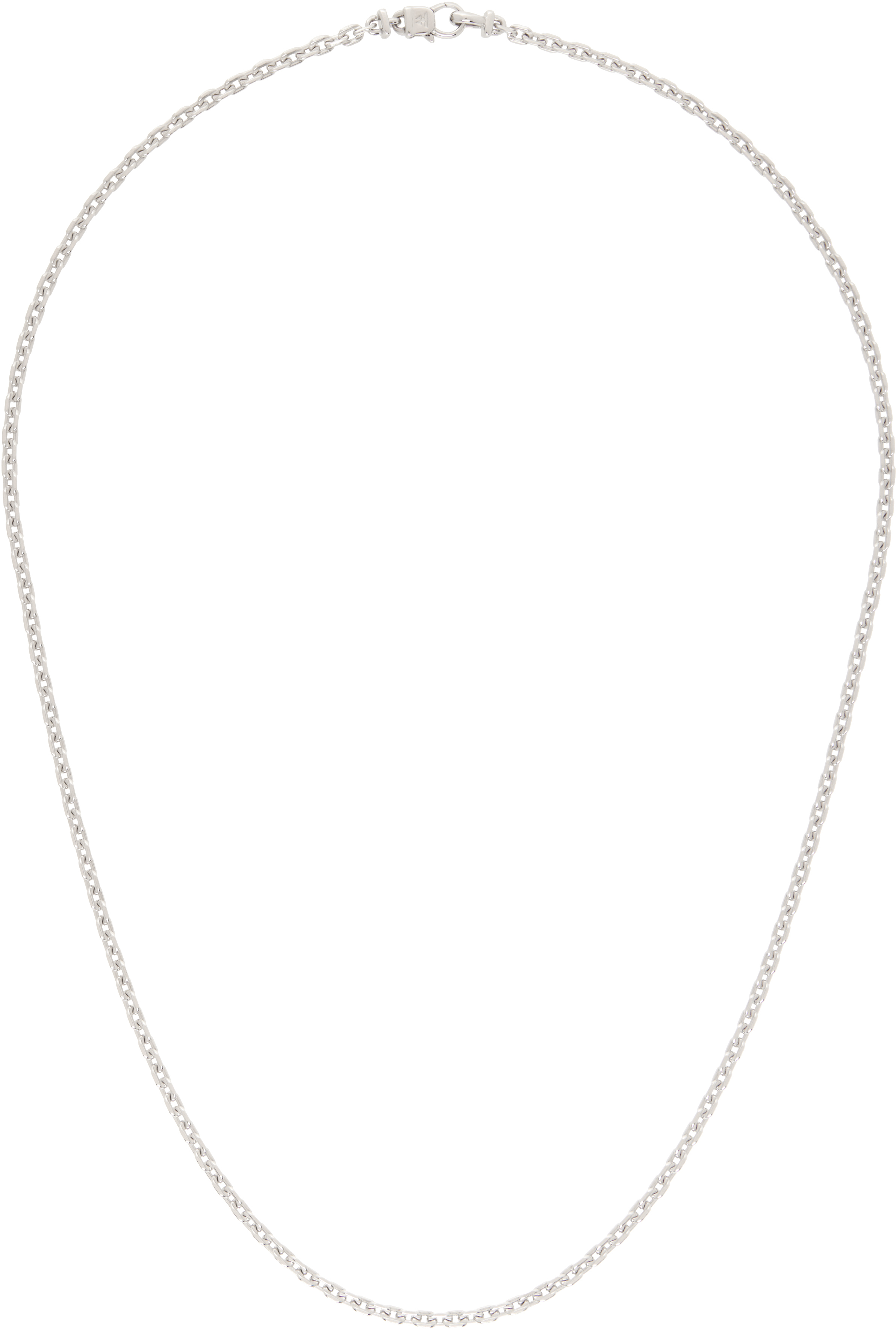 Tom Wood: Silver Anker Chain Necklace | SSENSE